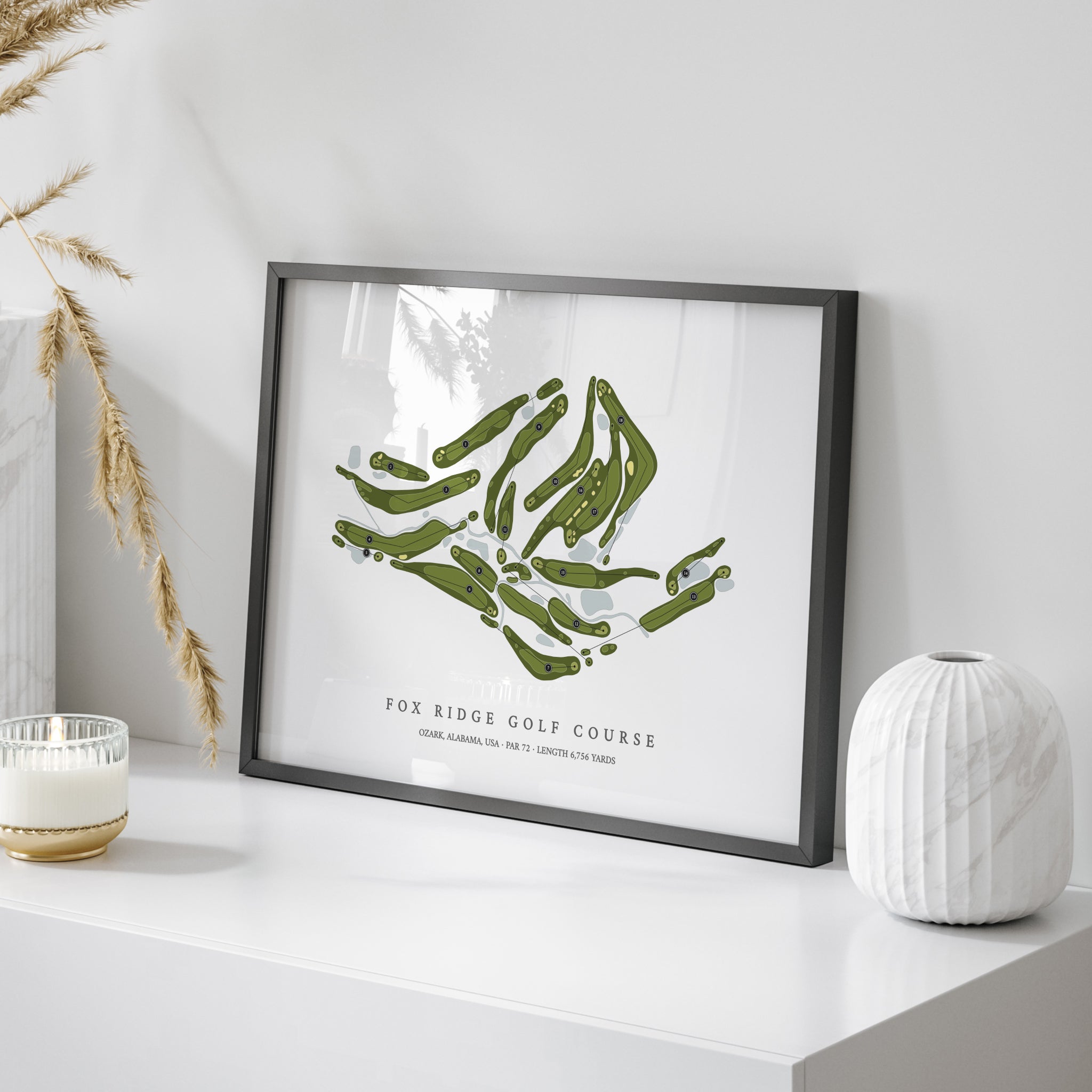 Fox Ridge Golf Course | Golf Course Map | On Table