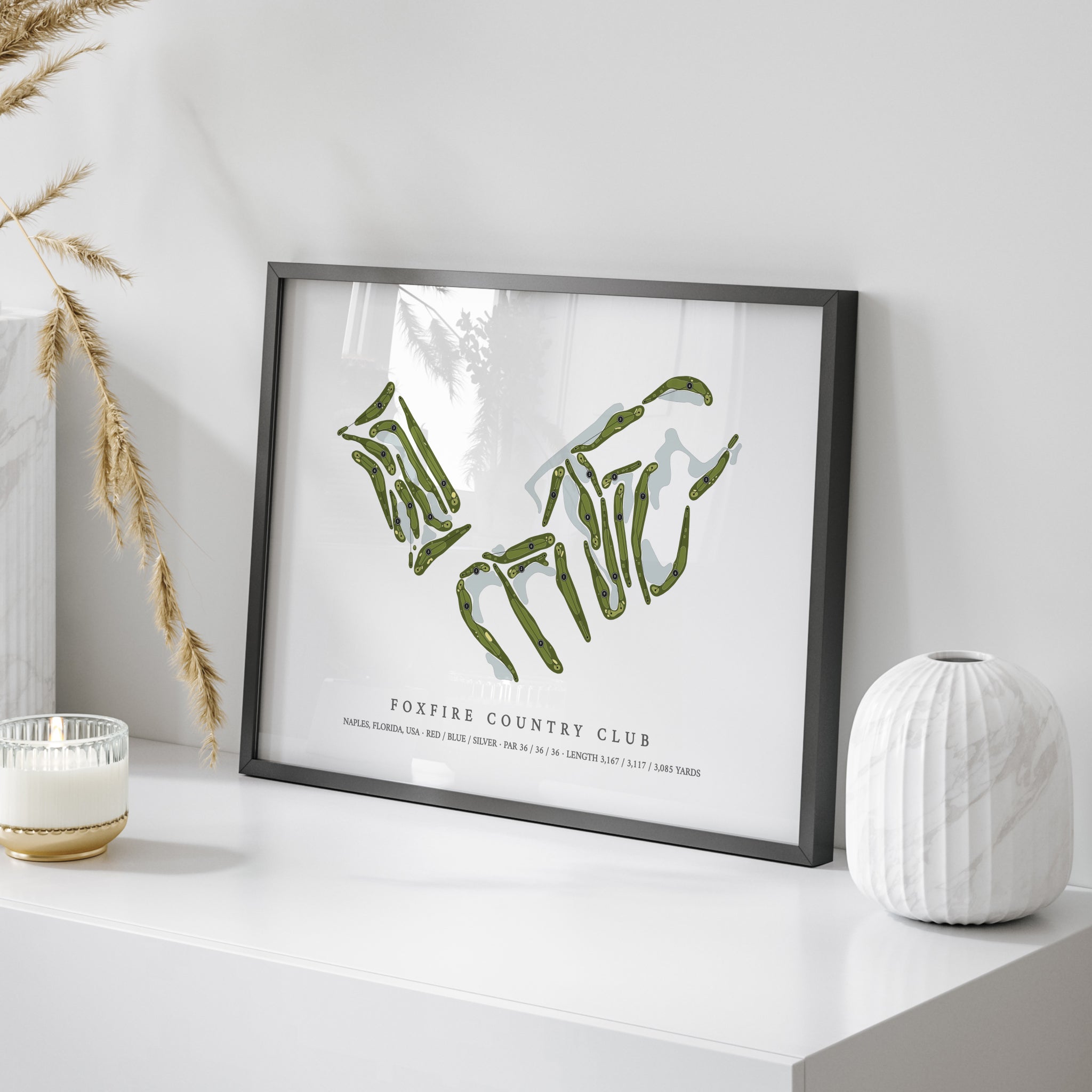 Foxfire Country Club | Golf Course Map | On Table