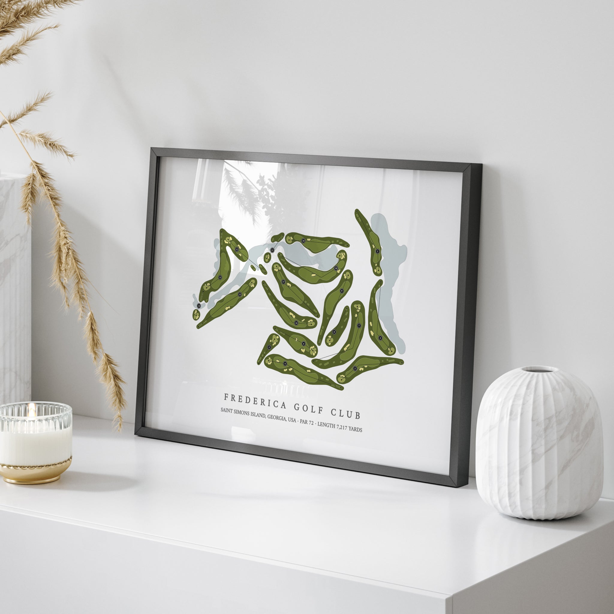 Frederica Golf Club | Golf Course Map | On+Table