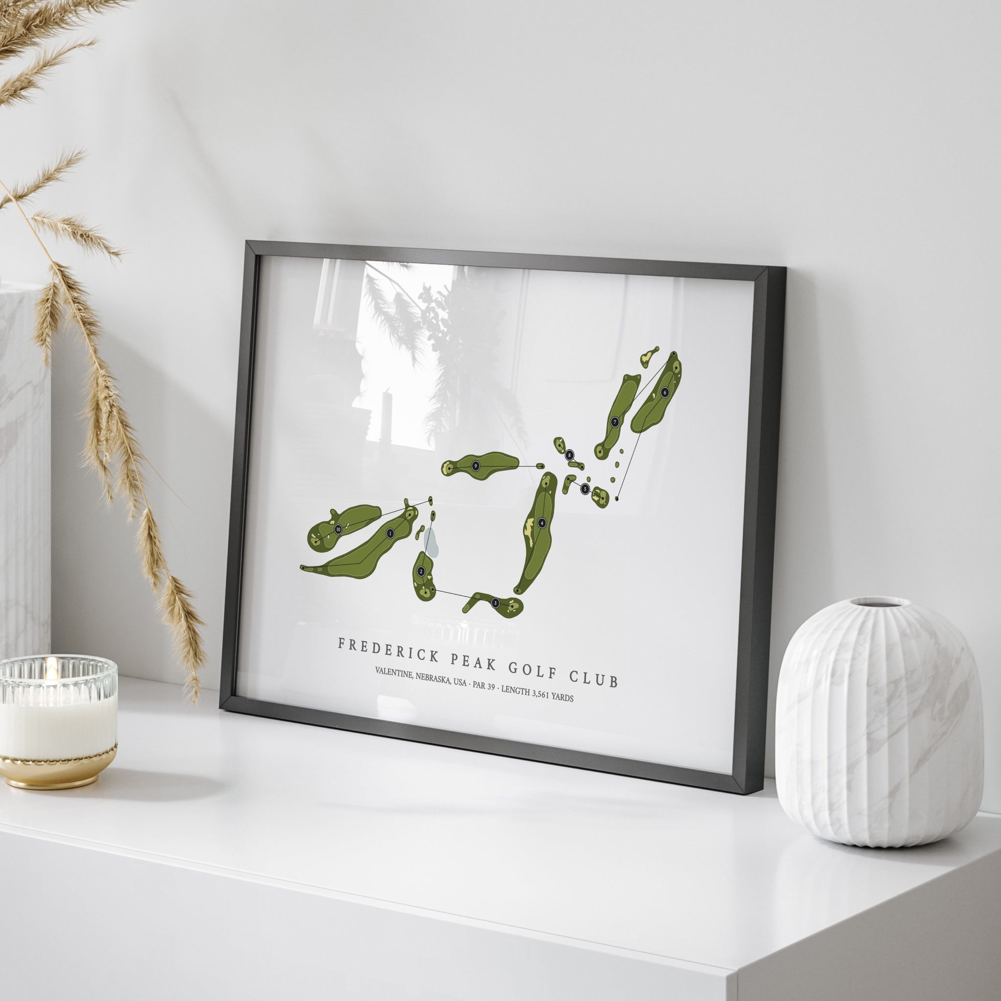 Frederick Peak Golf Club | Golf Course Map | On+Table