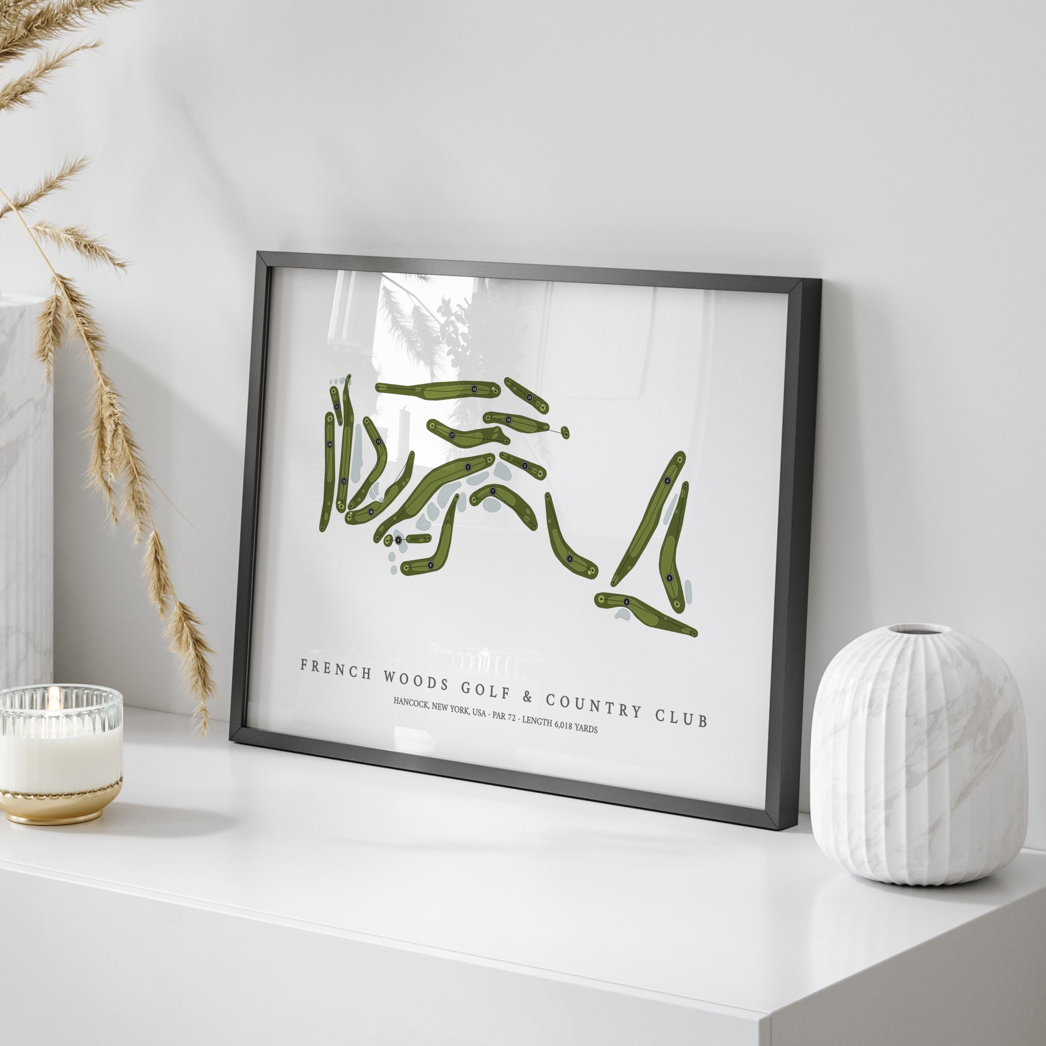 French Woods Golf & Country Club | Golf Course Map | On+Table