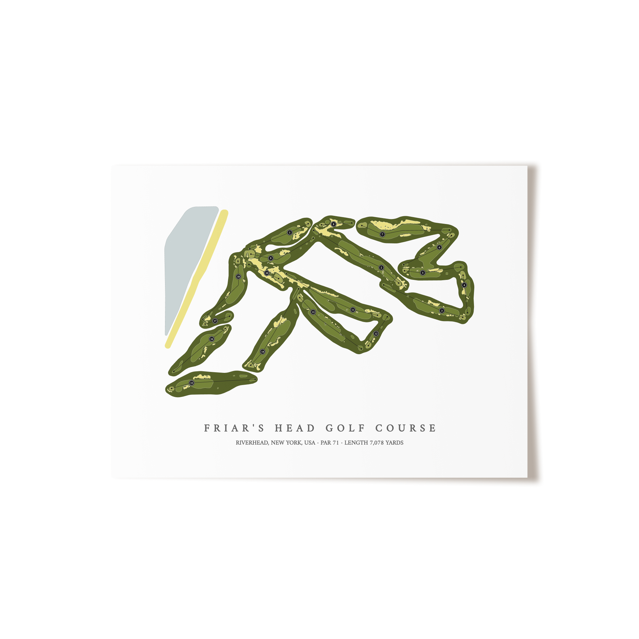 Friar's Head Golf Course | Golf Course Print | Unframed