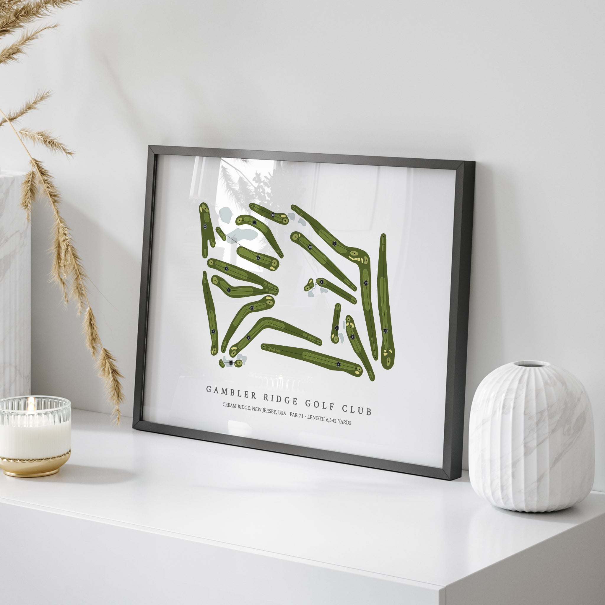 Gambler Ridge Golf Club | Golf Course Map | On Table