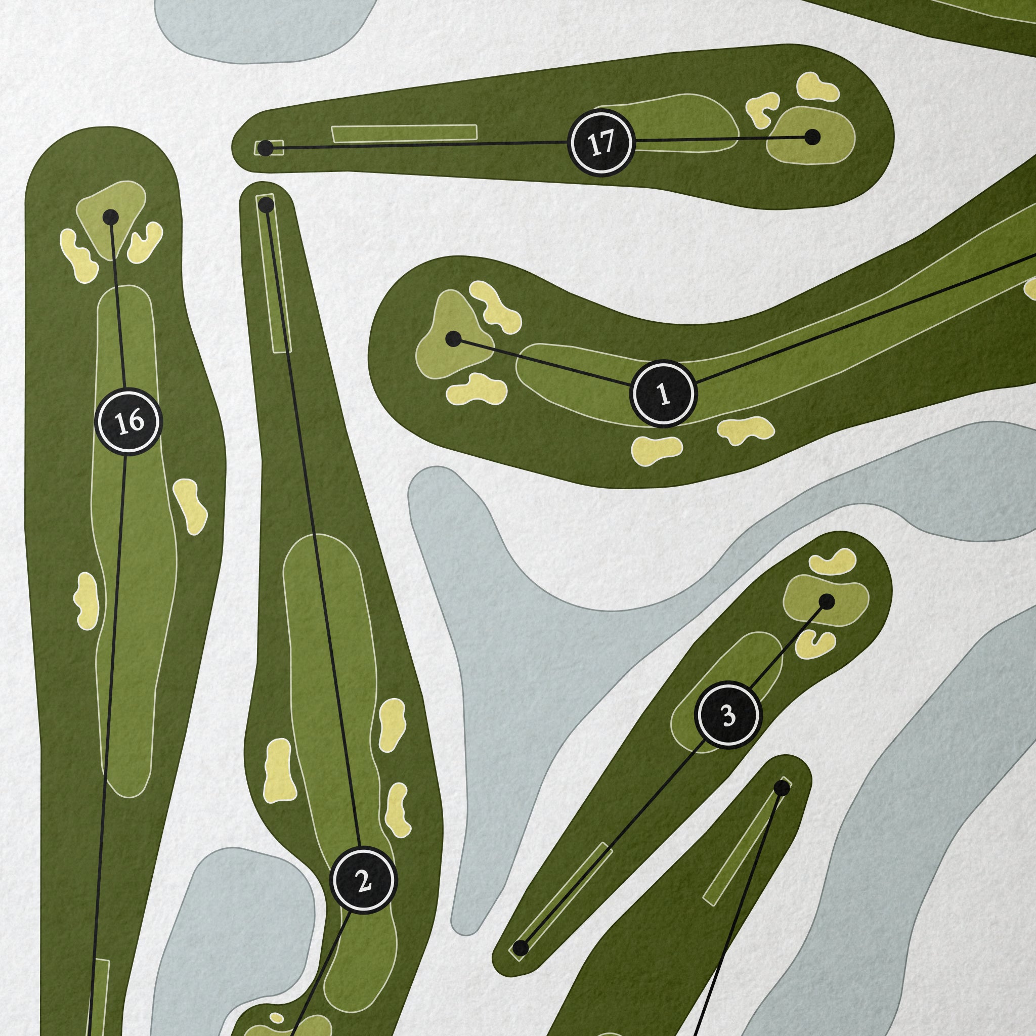 Gator Creek Golf Course | Golf Course Map | Close+Up