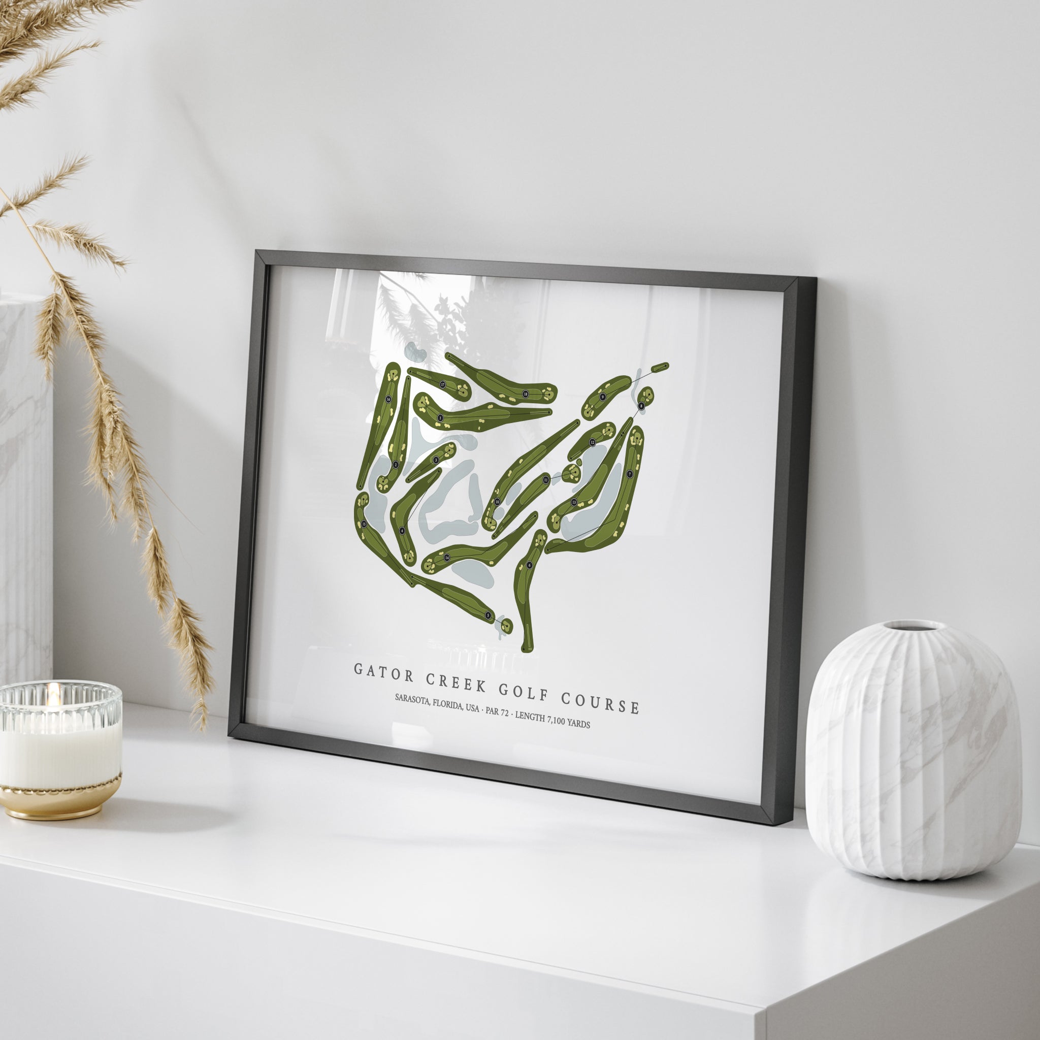 Gator Creek Golf Course | Golf Course Map | On+Table