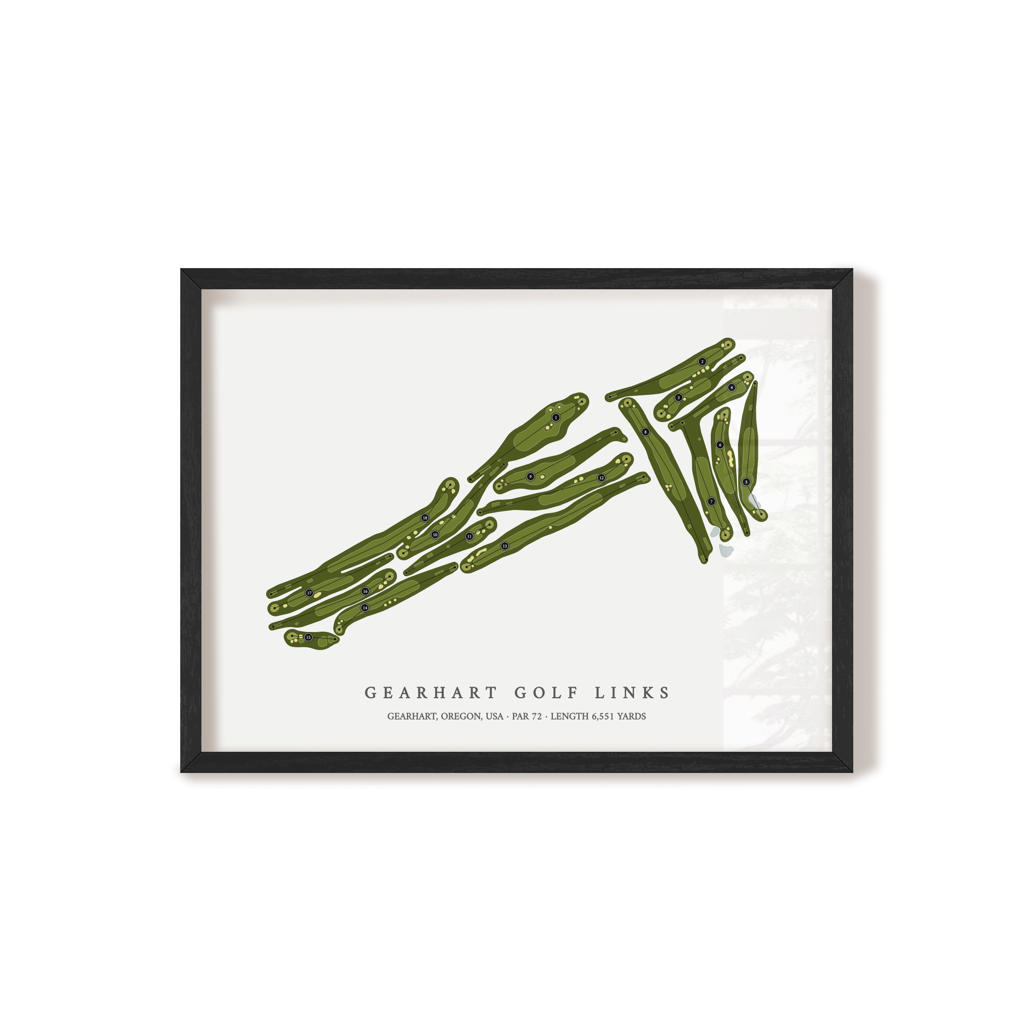 Gearhart Golf Links | Golf Course Print | Black+Frame