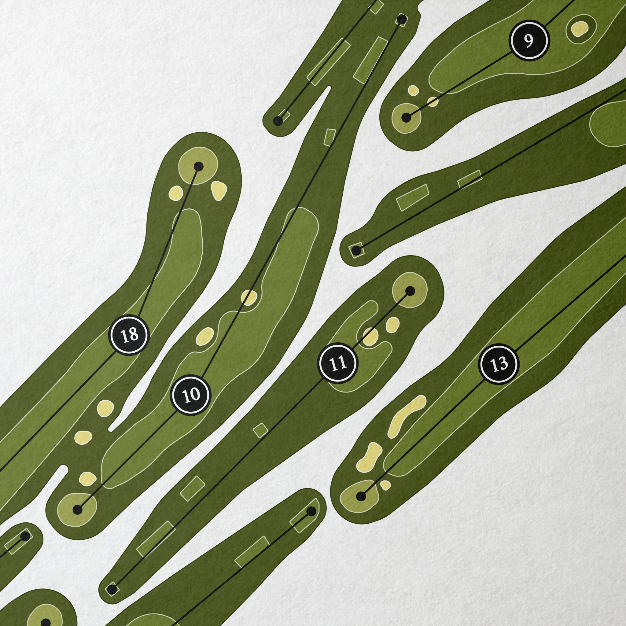 Gearhart Golf Links | Golf Course Print | Close+Up