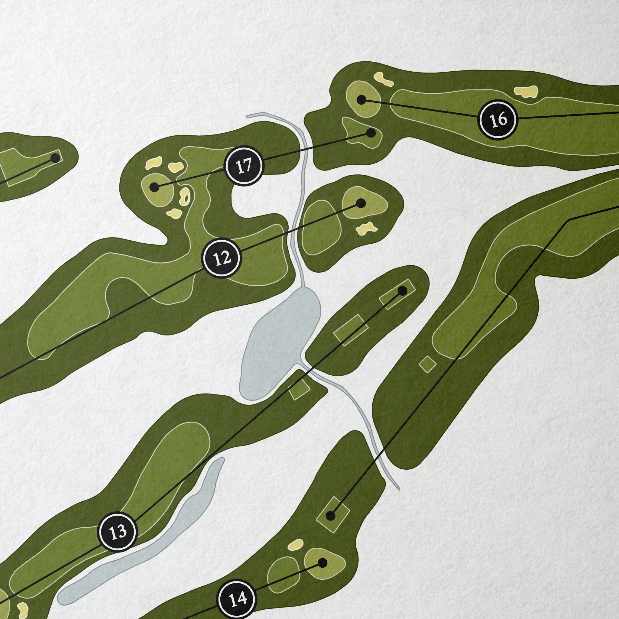 George Wright Golf Course | Golf Course Print | Close+Up