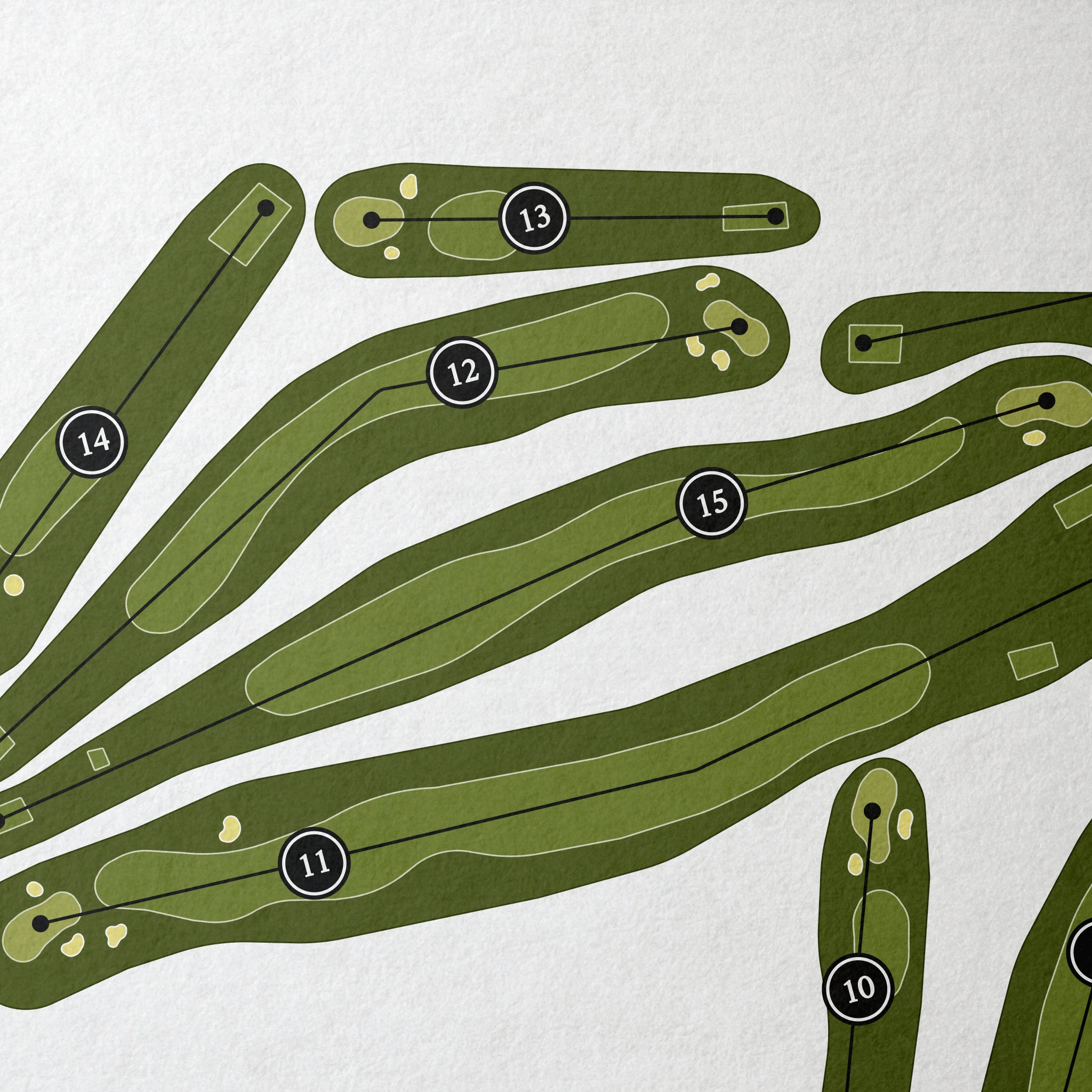 Glamorganshire Golf Club | Golf Course Map | Close Up