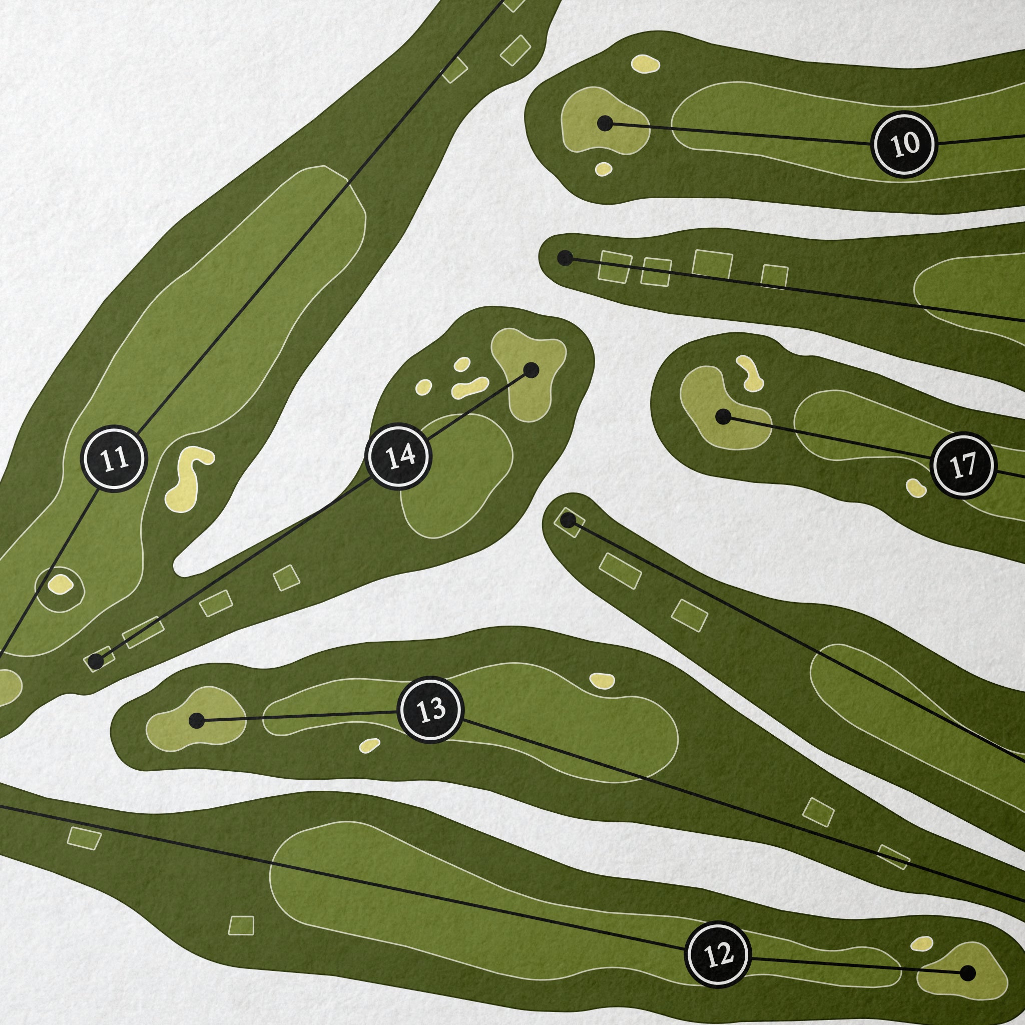 Glen Erin Golf Club | Golf Course Map | Close+Up