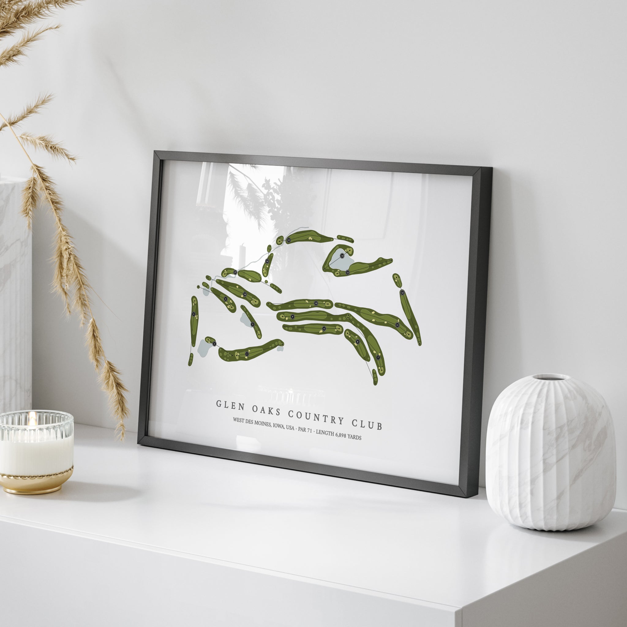 Glen Oaks Country Club | Golf Course Map | On+Table