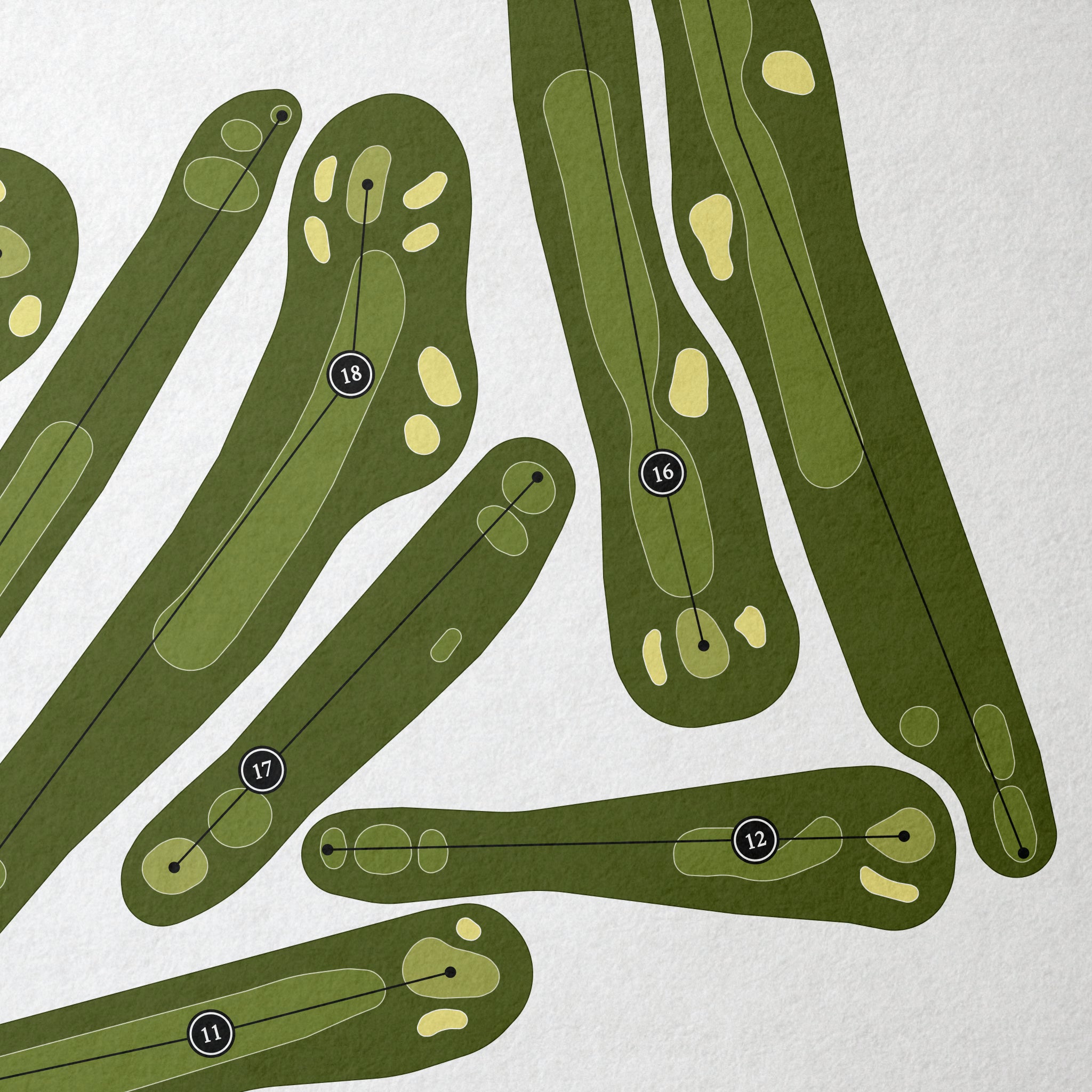 Gleneagles Country Club | Golf Course Map | Close+Up