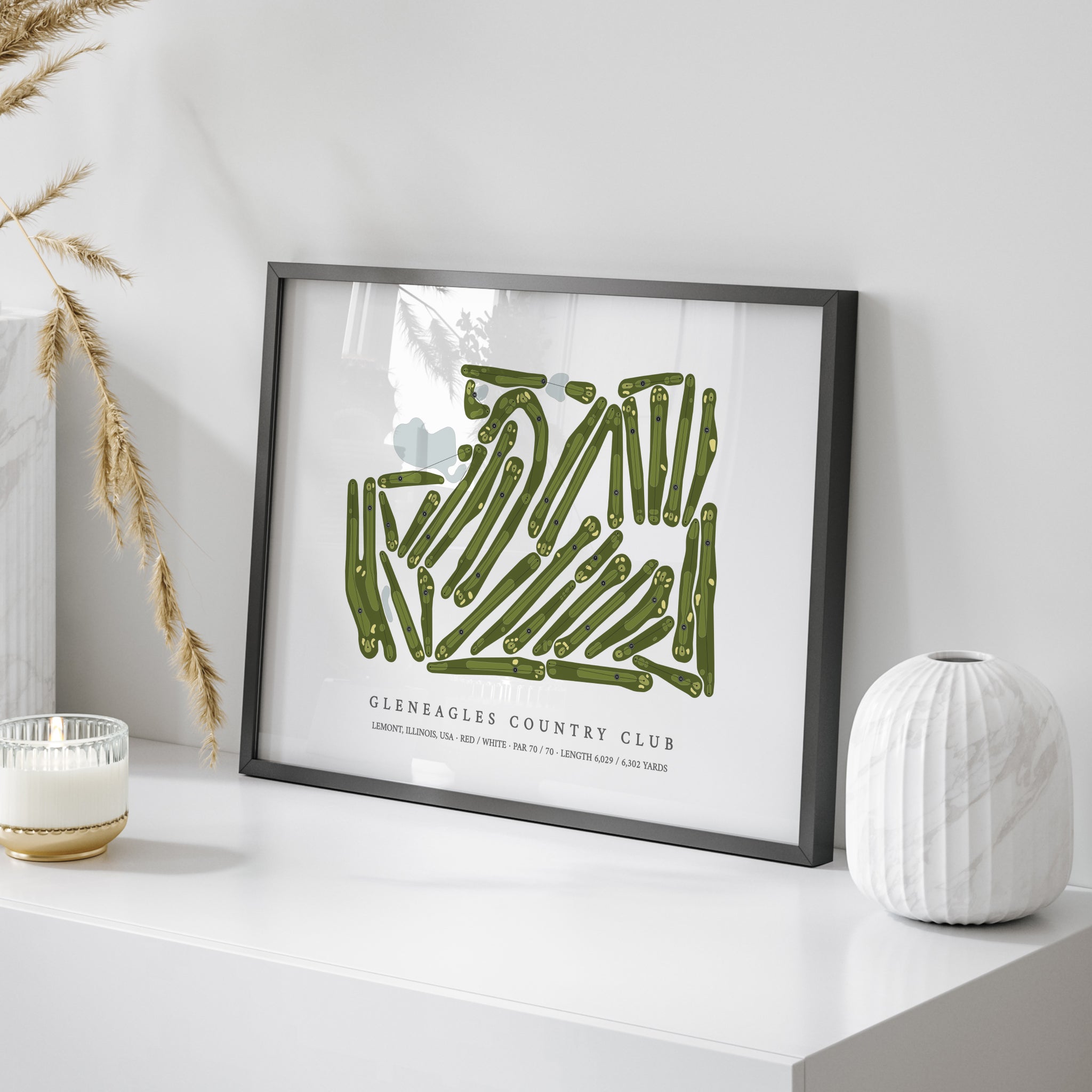 Gleneagles Country Club | Golf Course Map | On+Table