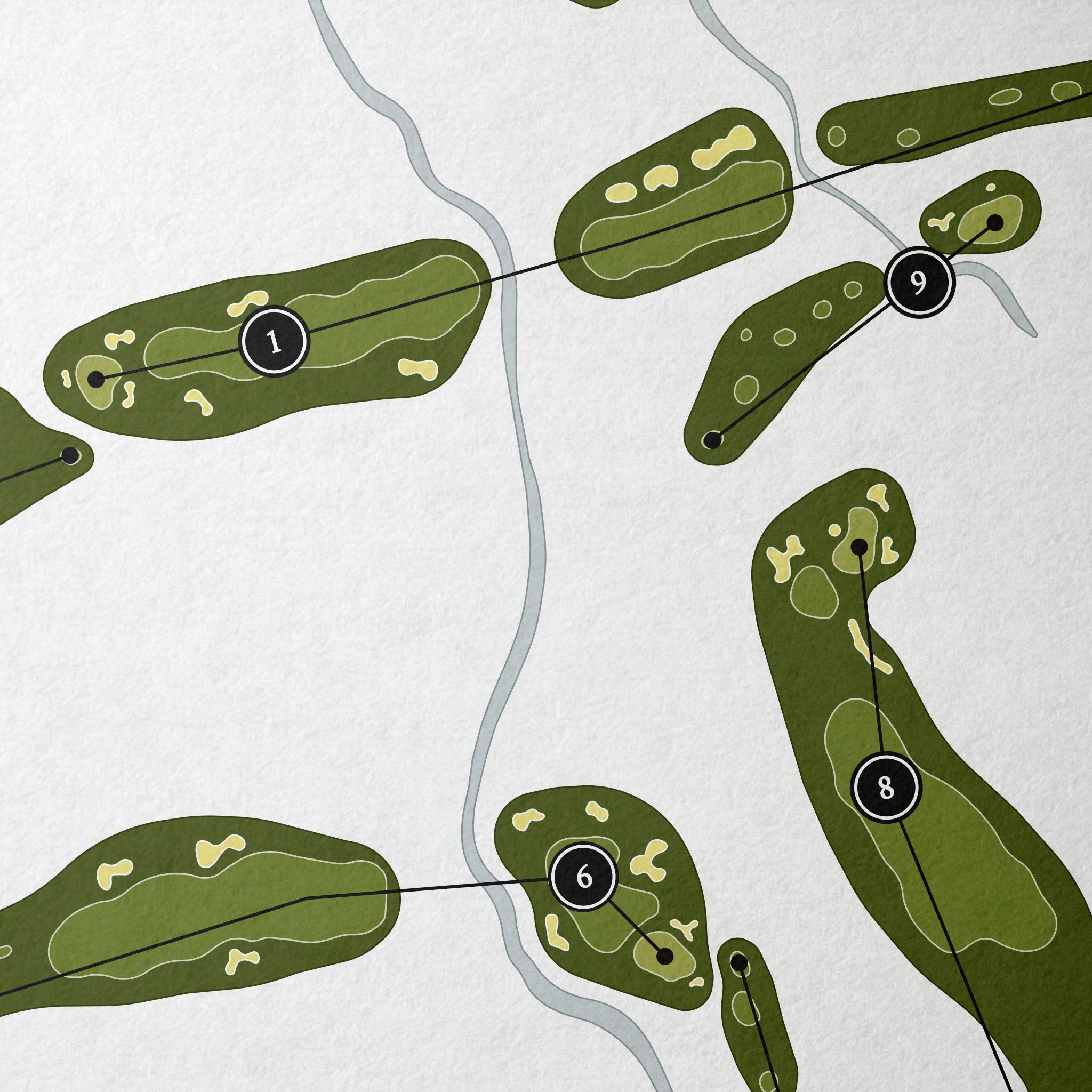 Glenmaura National Golf Club | Golf Course Map | Close Up