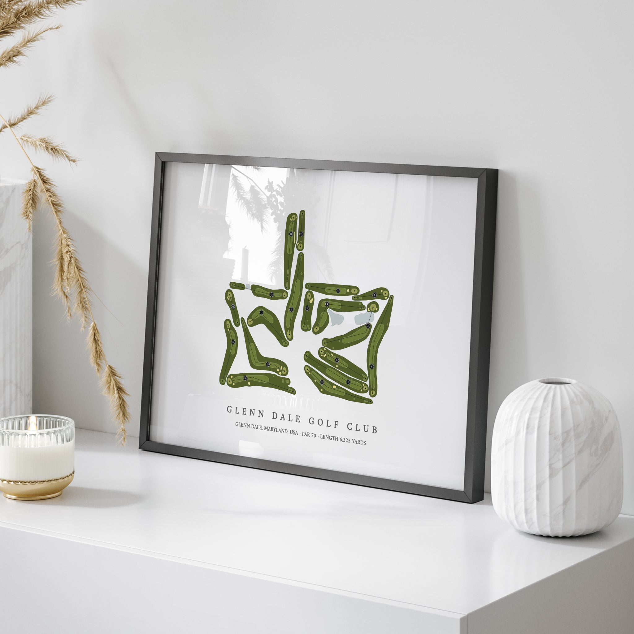 Glenn Dale Golf Club | Golf Course Print | On+Table
