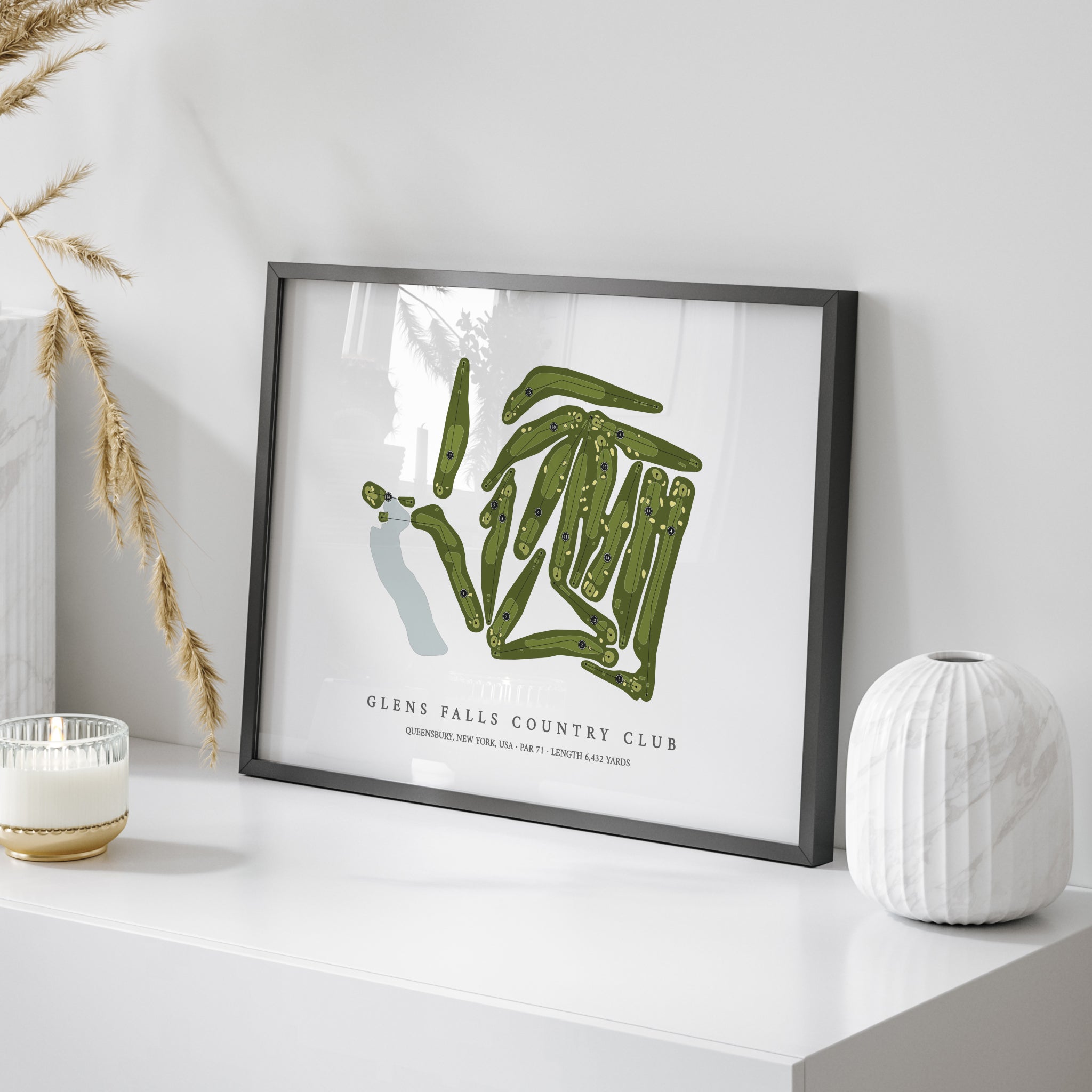 Glens Falls Country Club | Golf Course Print | On+Table