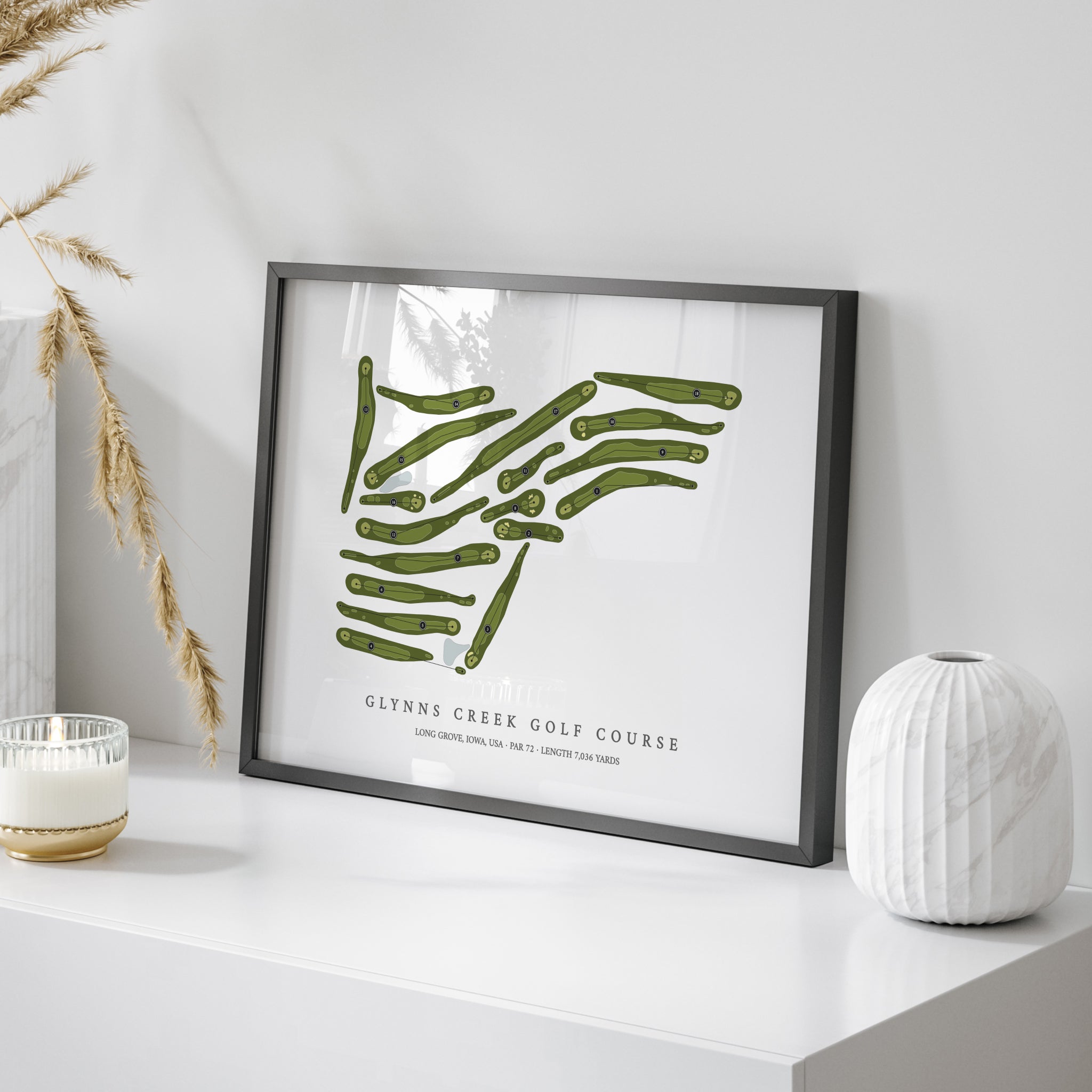 Glynns Creek Golf Course | Golf Course Map | On Table