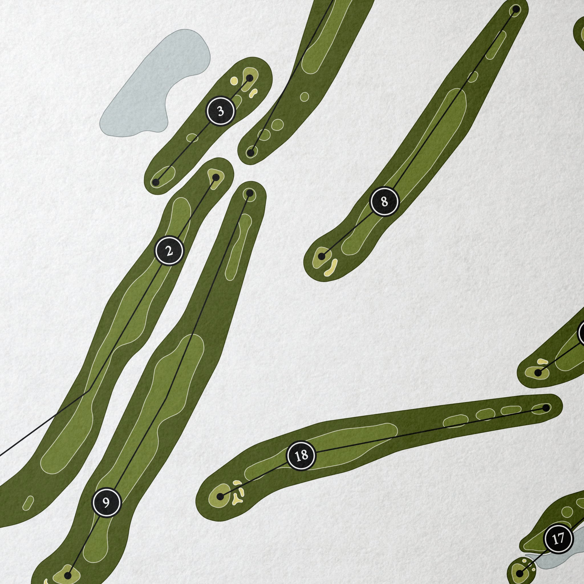 Golden Hills Country Club | Golf Course Map | Close+Up