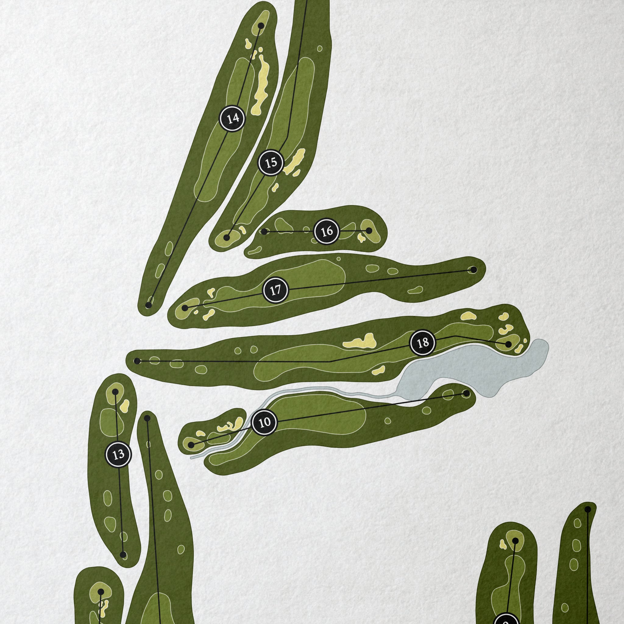 Grayhawk Golf Club | Golf Course Print | Close+Up