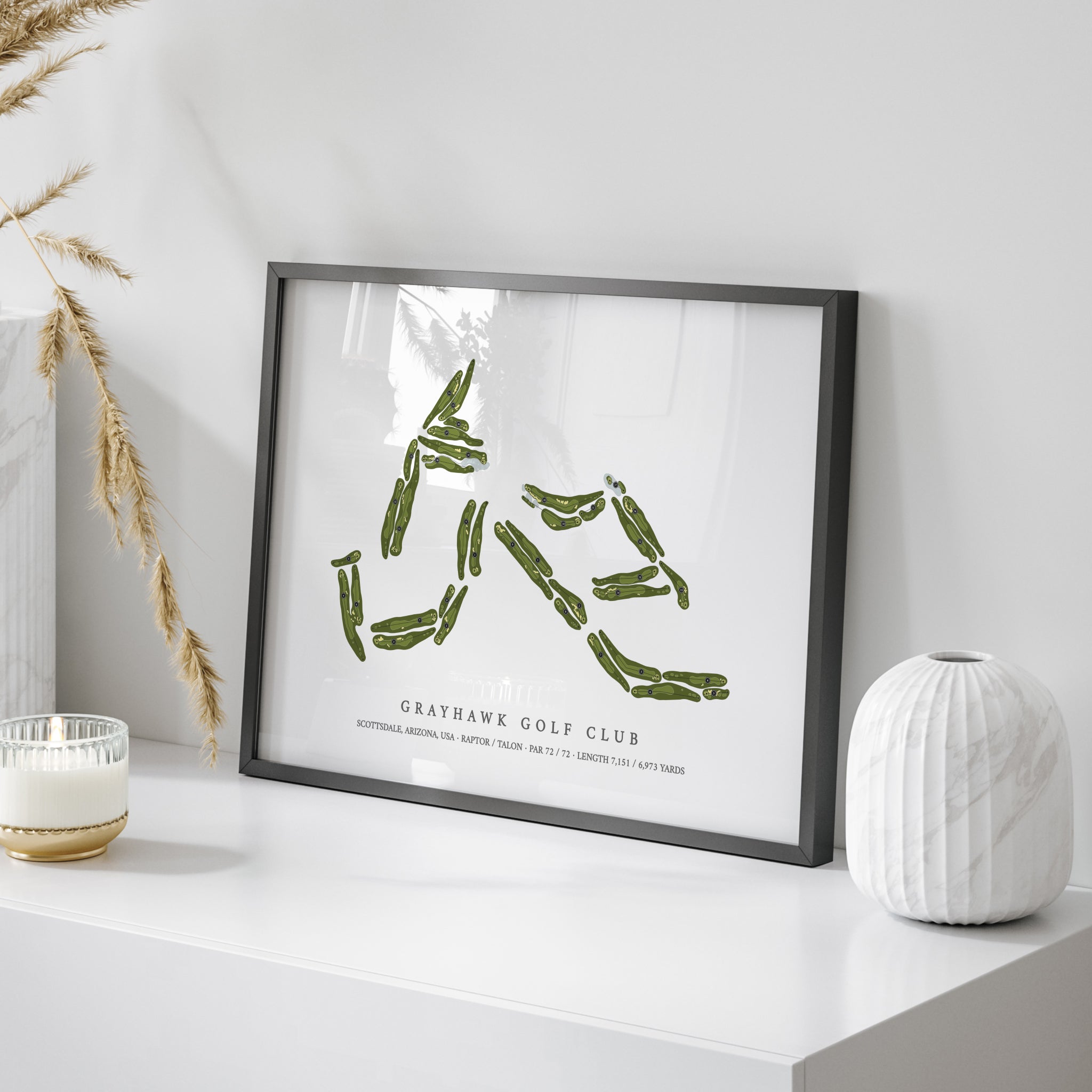Grayhawk Golf Club | Golf Course Print | On+Table
