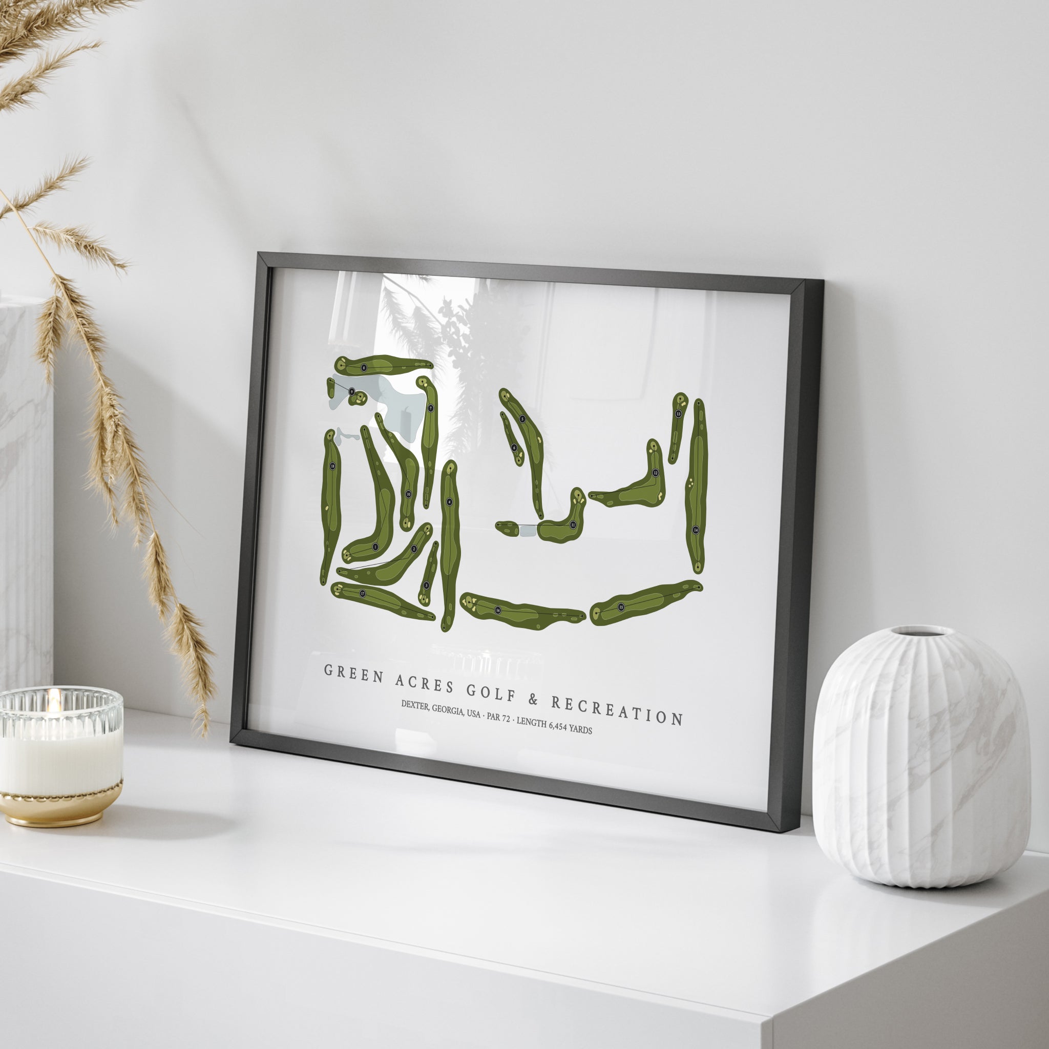 Green Acres Golf & Recreation | Golf Course Map | On Table