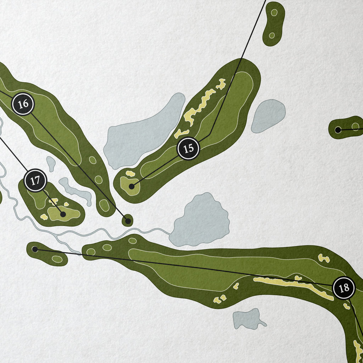 Green Valley Ranch Golf Club | Golf Course Map | Close Up