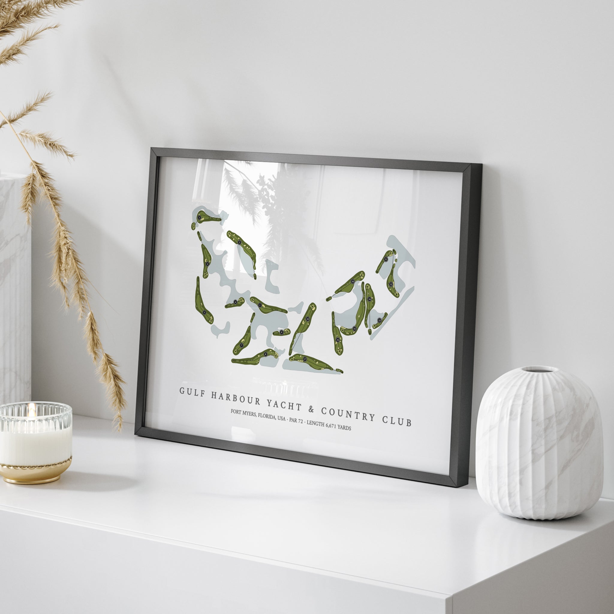 Gulf Harbour Yacht & Country Club | Golf Course Map | On+Table