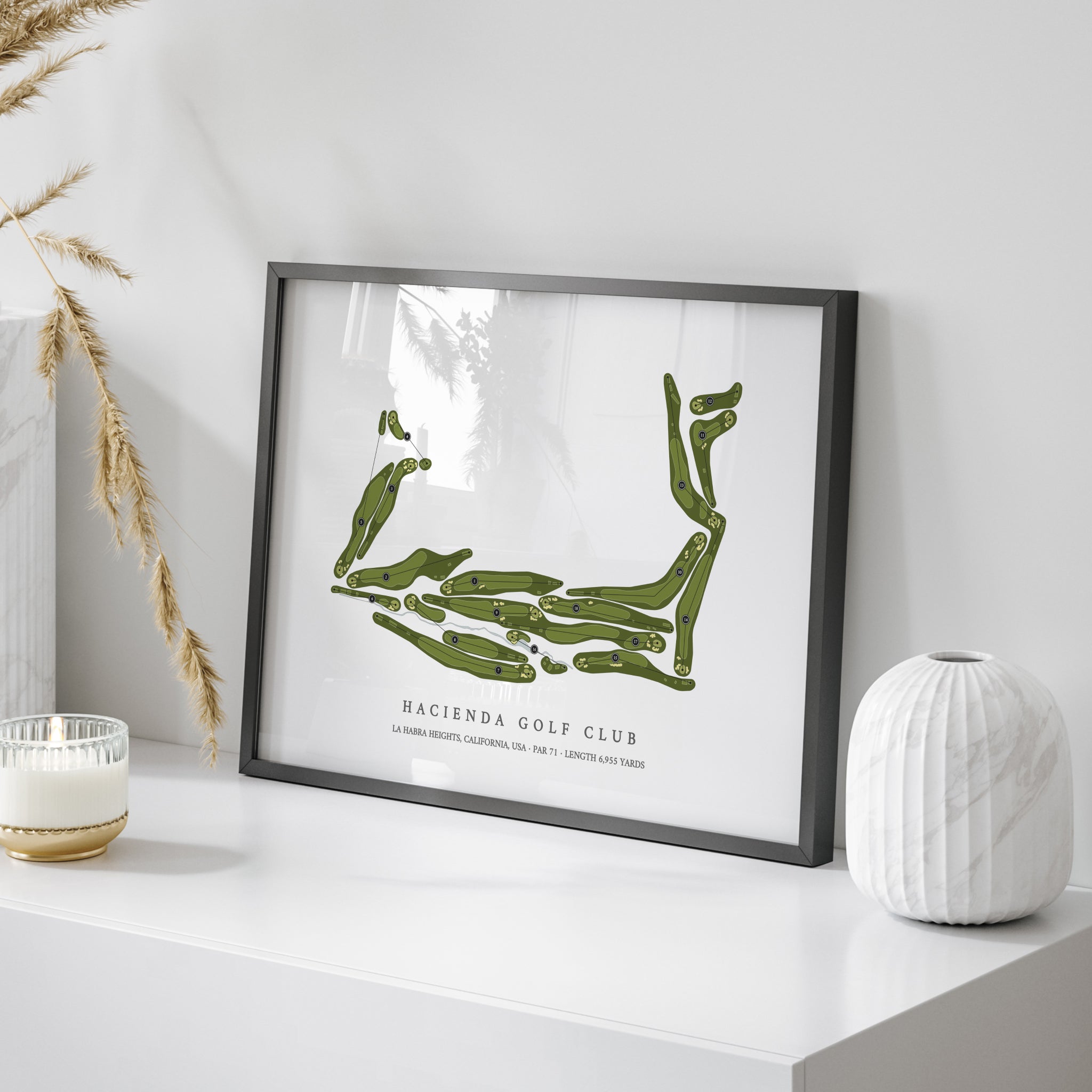 Hacienda Golf Club | Golf Course Map | On Table