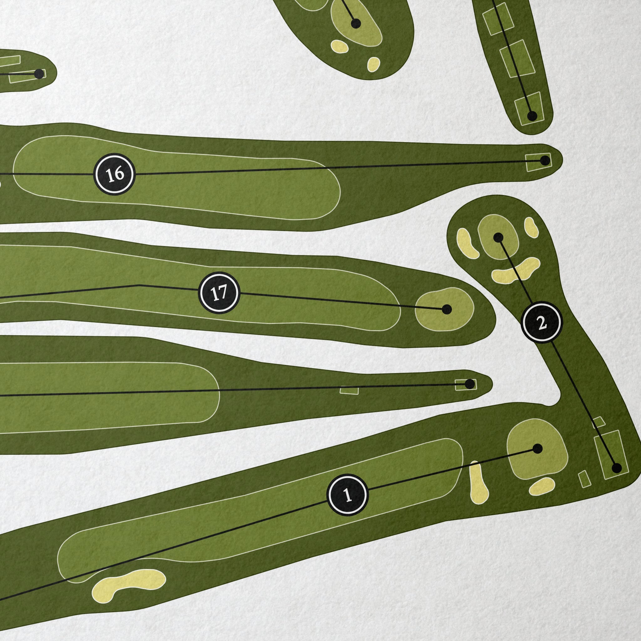 Hannastown Golf Club | Golf Course Map | Close Up