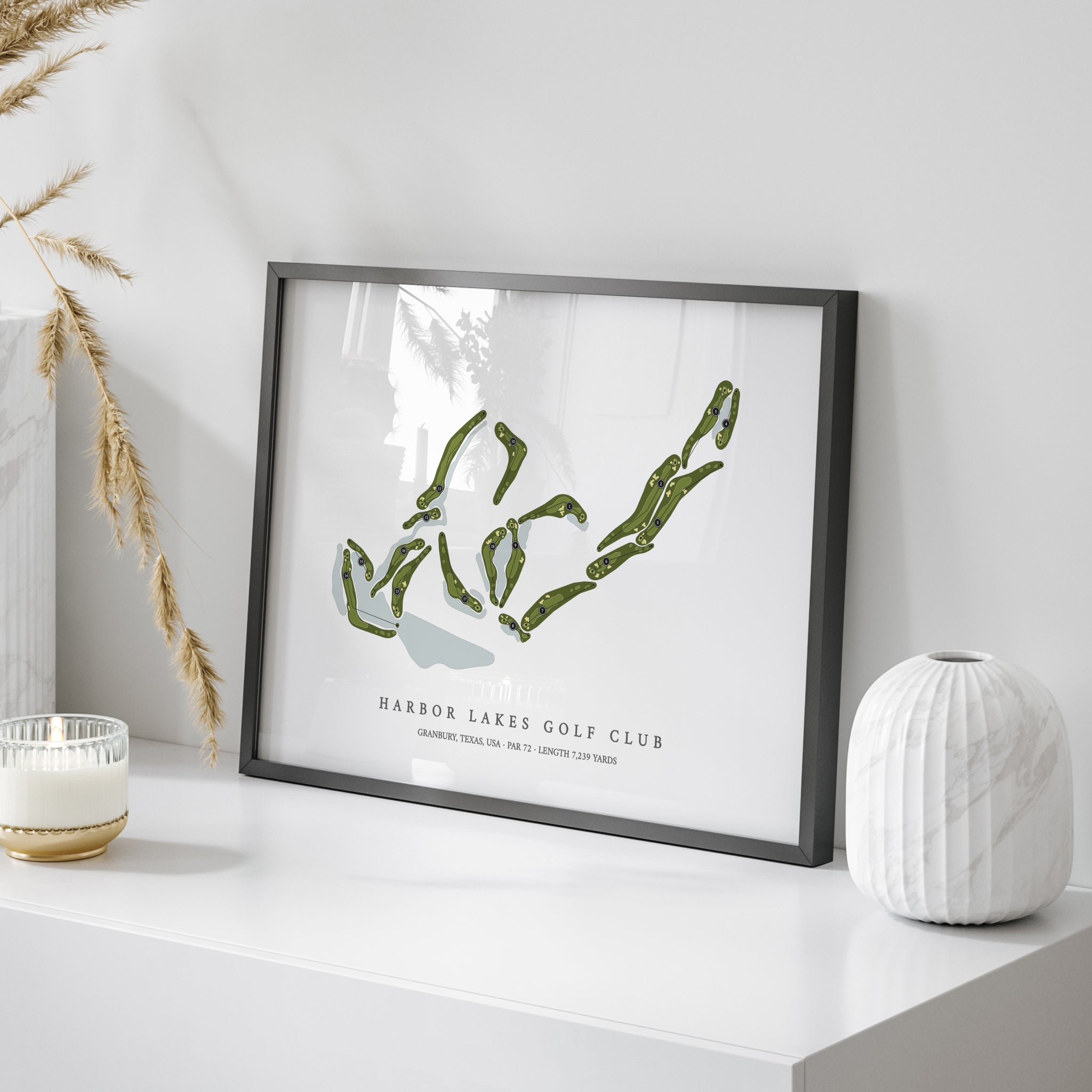 Harbor Lakes Golf Club | Golf Course Map | On+Table