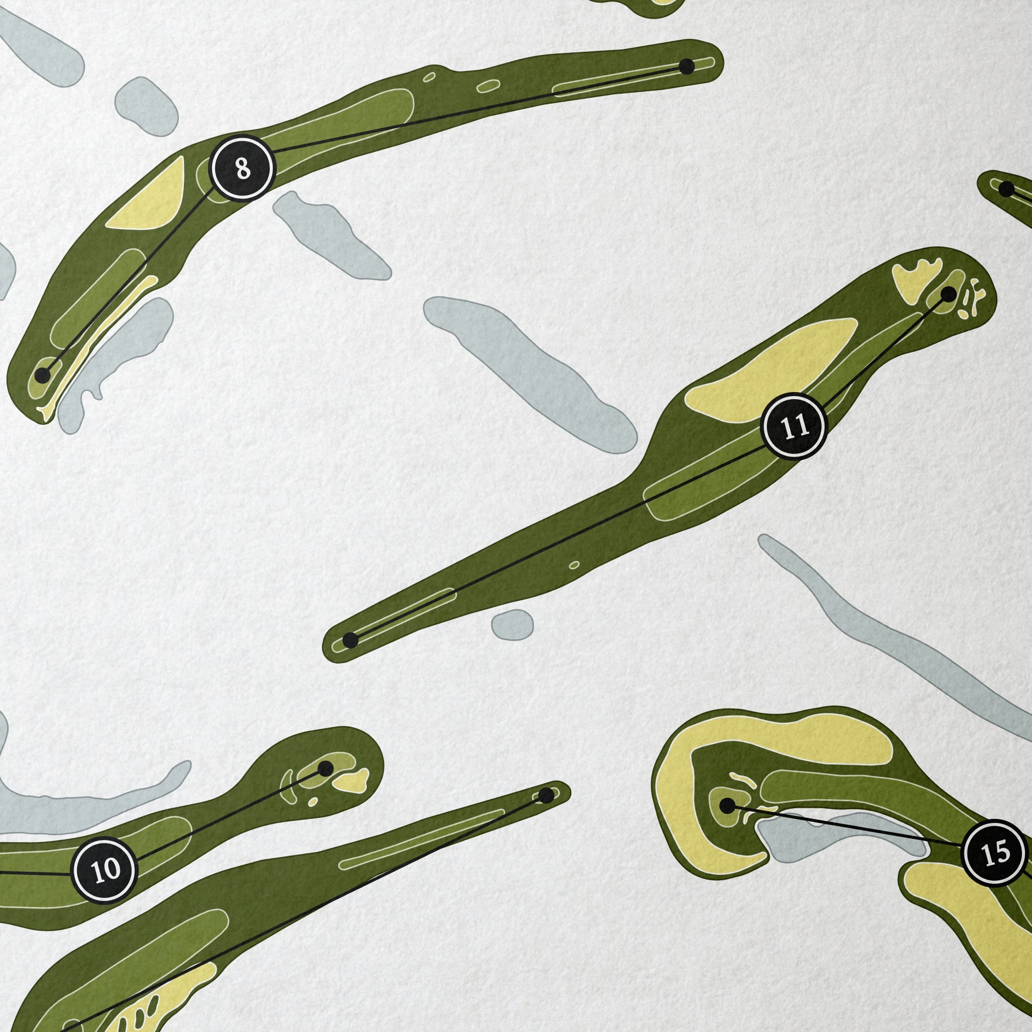 Harbour Town Golf Links | Golf Course Print | Close Up