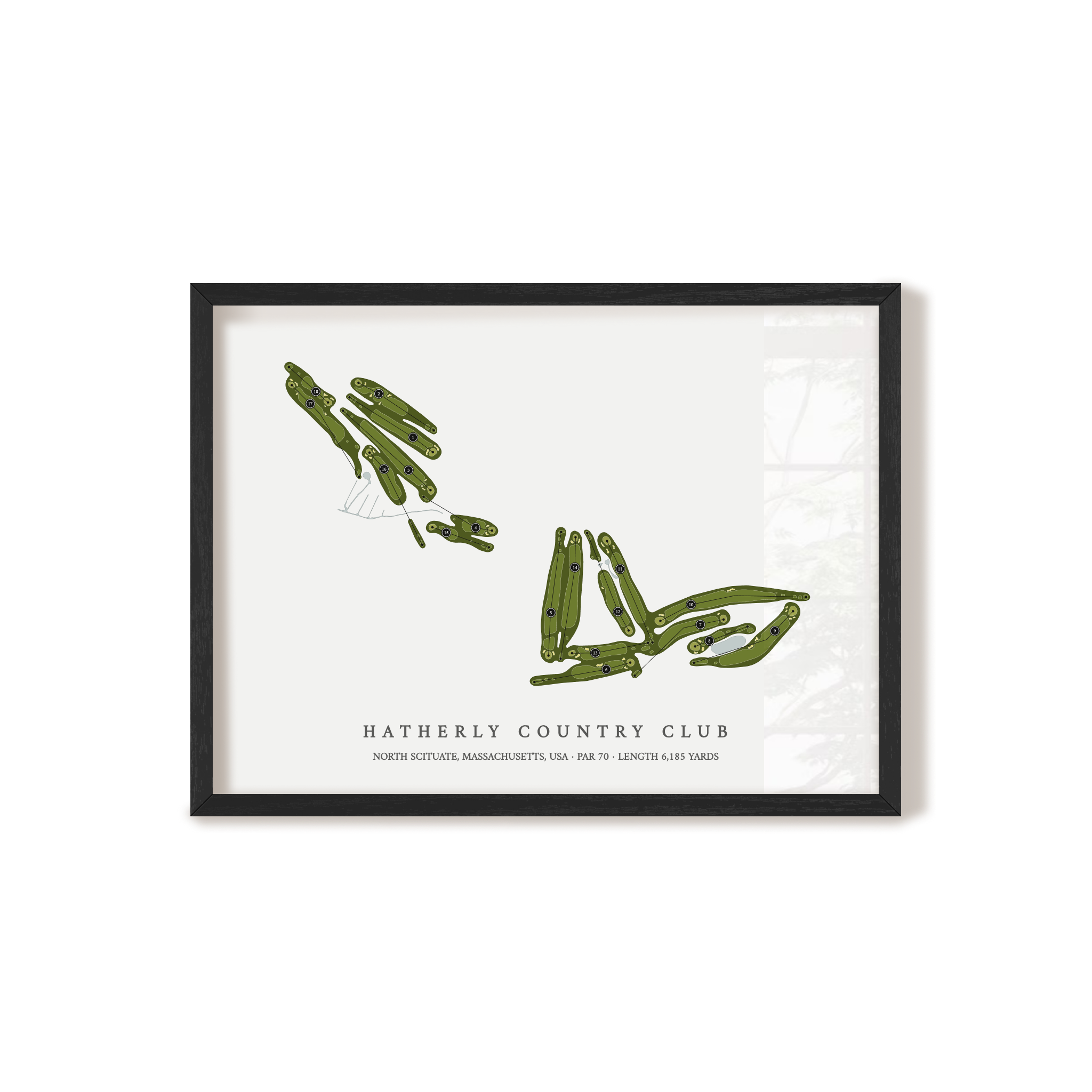 Hatherly Country Club | Golf Course Print | Black+Frame
