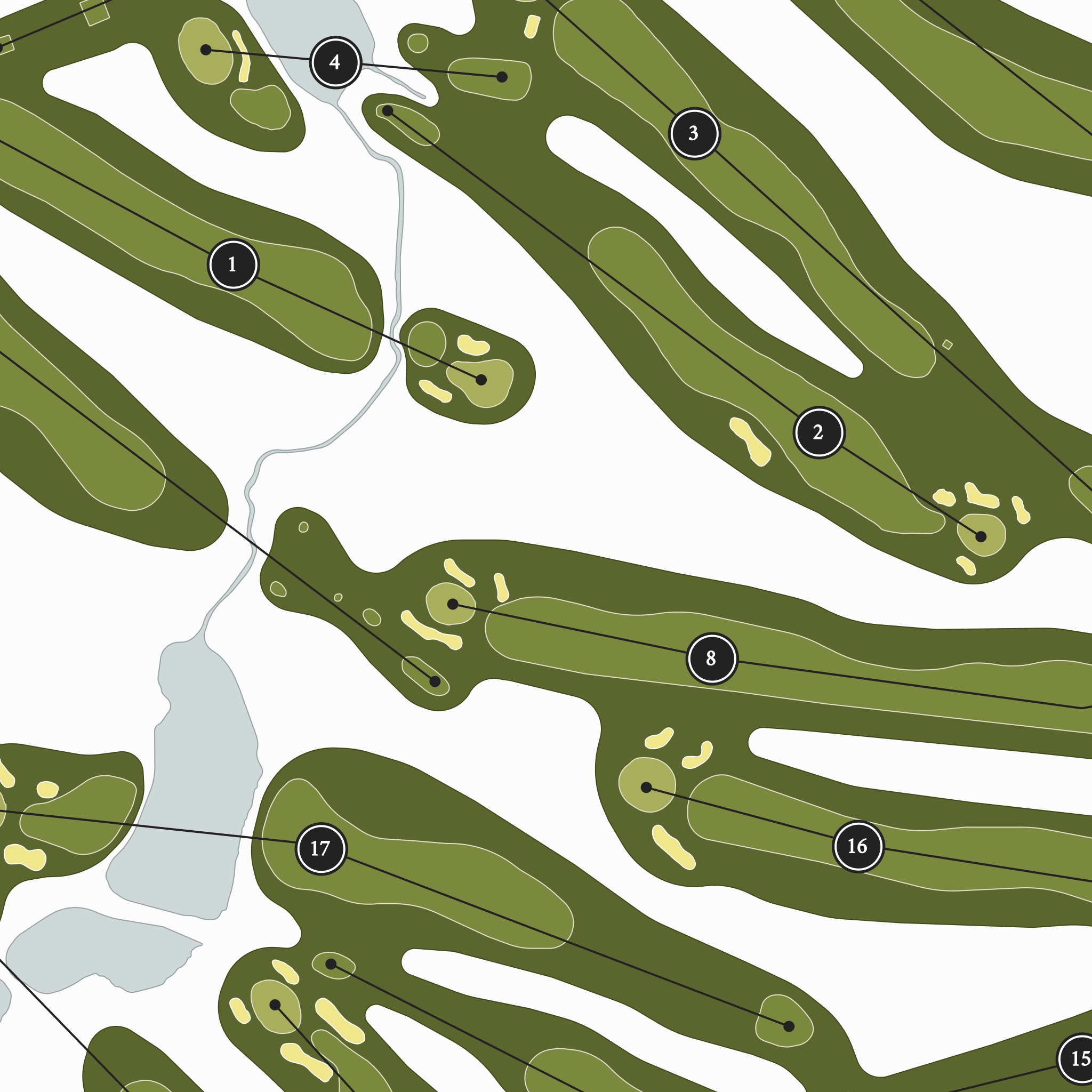 Haverhill Country Club | Golf Course Map | Close Up