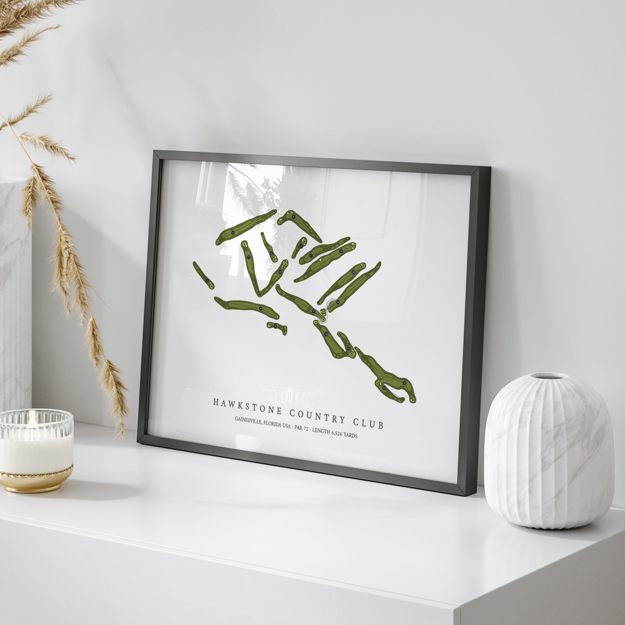 Hawkstone Country Club | Golf Course Map | On Table