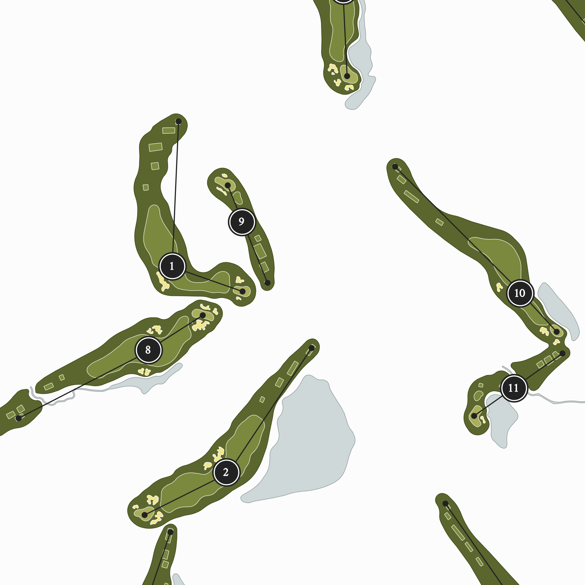 Hawthorn Woods Country Club | Golf Course Map | Close Up