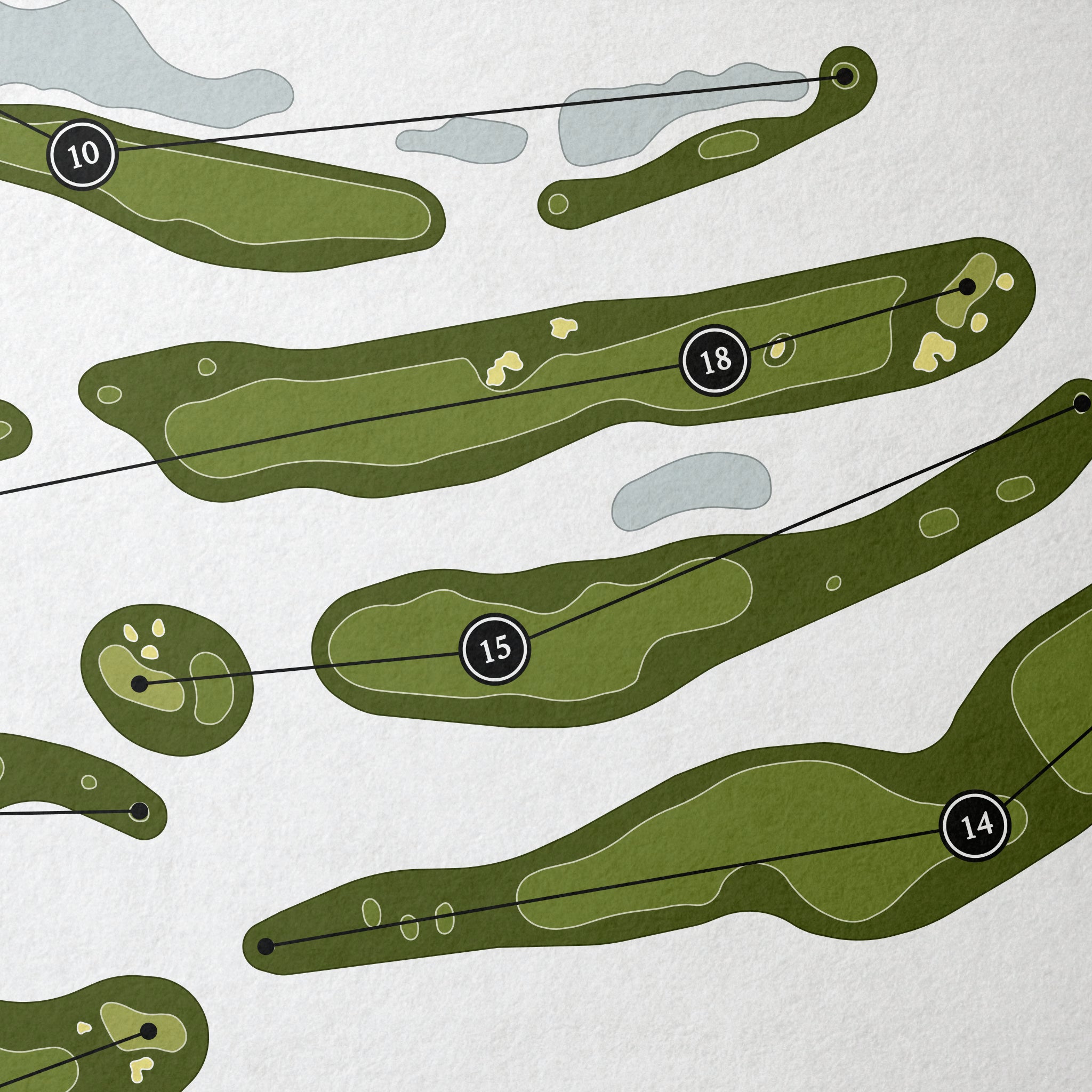 Haymaker Golf Course | Golf Course Map | Close Up