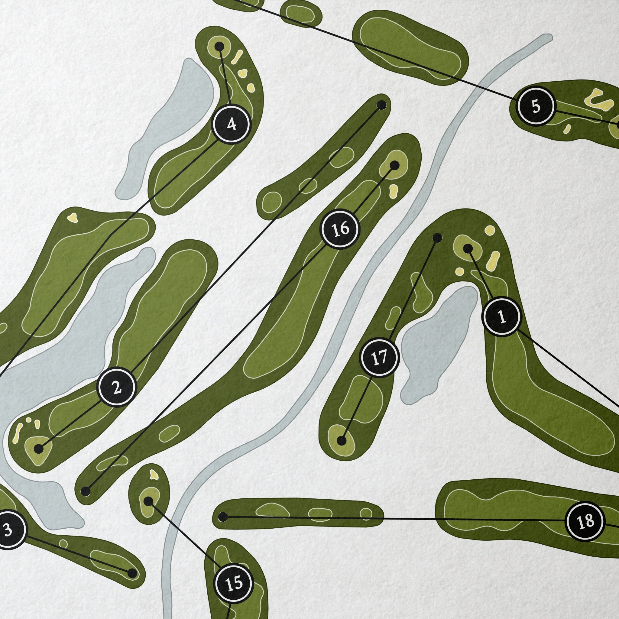 Heatherwoode Golf Club | Golf Course Map | Close Up