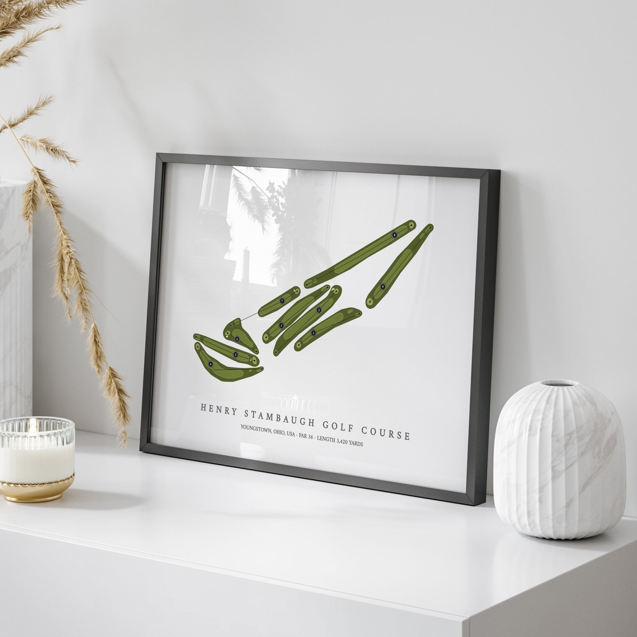 Henry Stambaugh Golf Course | Golf Course Map | On+Table