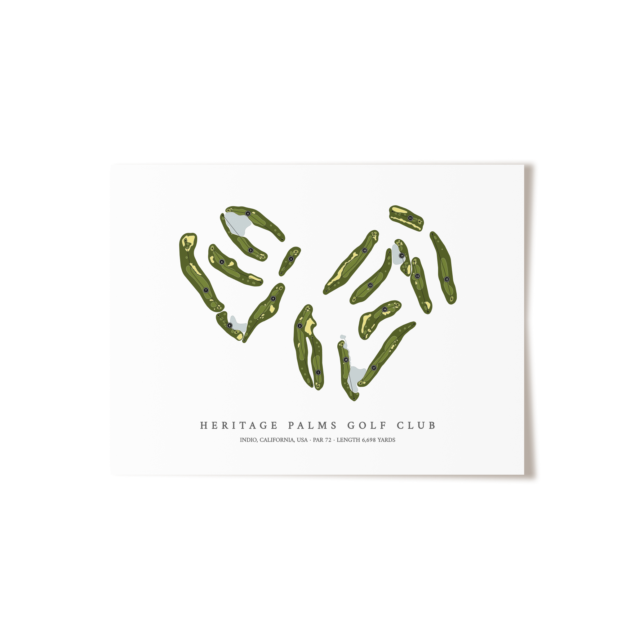 Heritage Palms Golf Club | Golf Course Print | Unframed