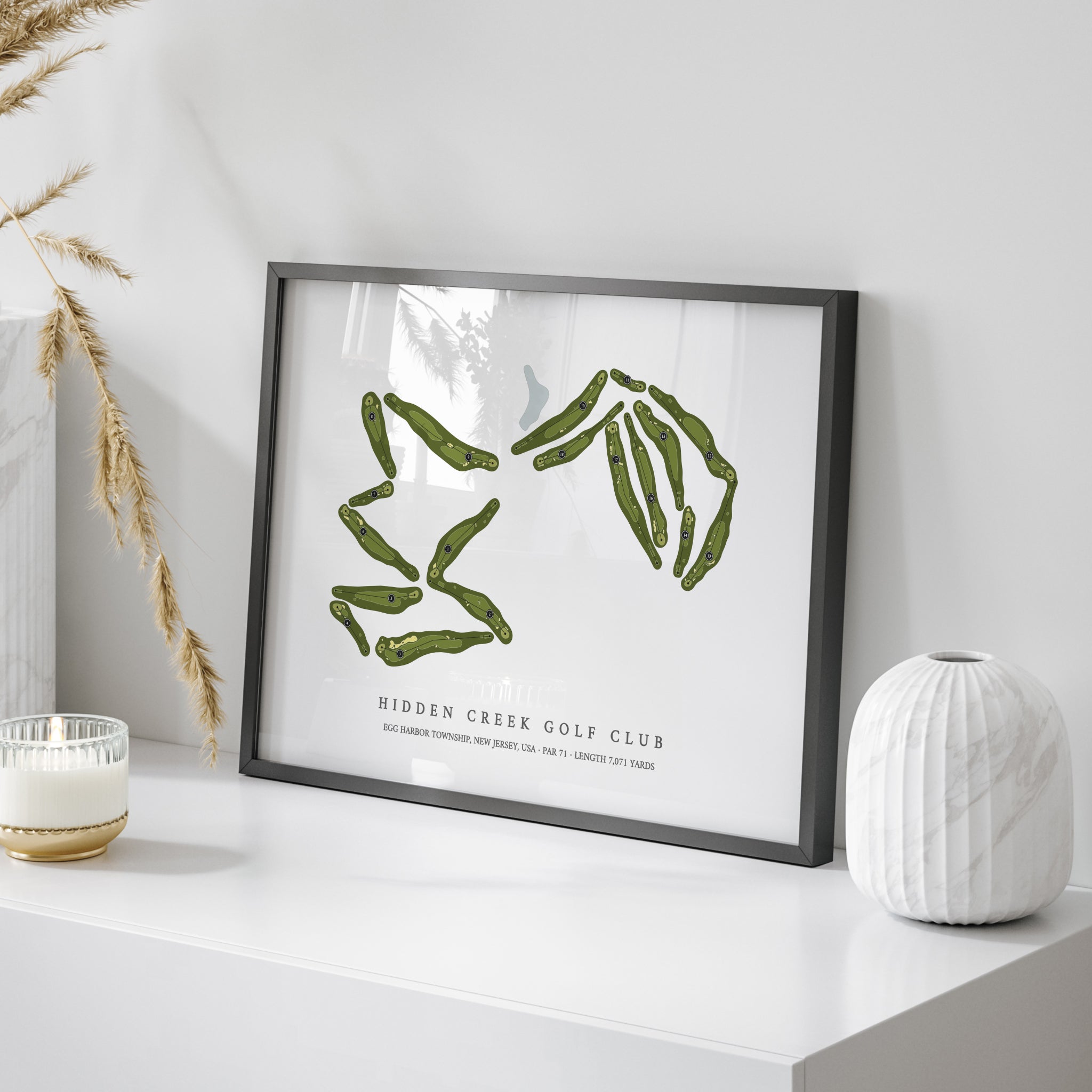 Hidden Creek Golf Club | Golf Course Map | On Table