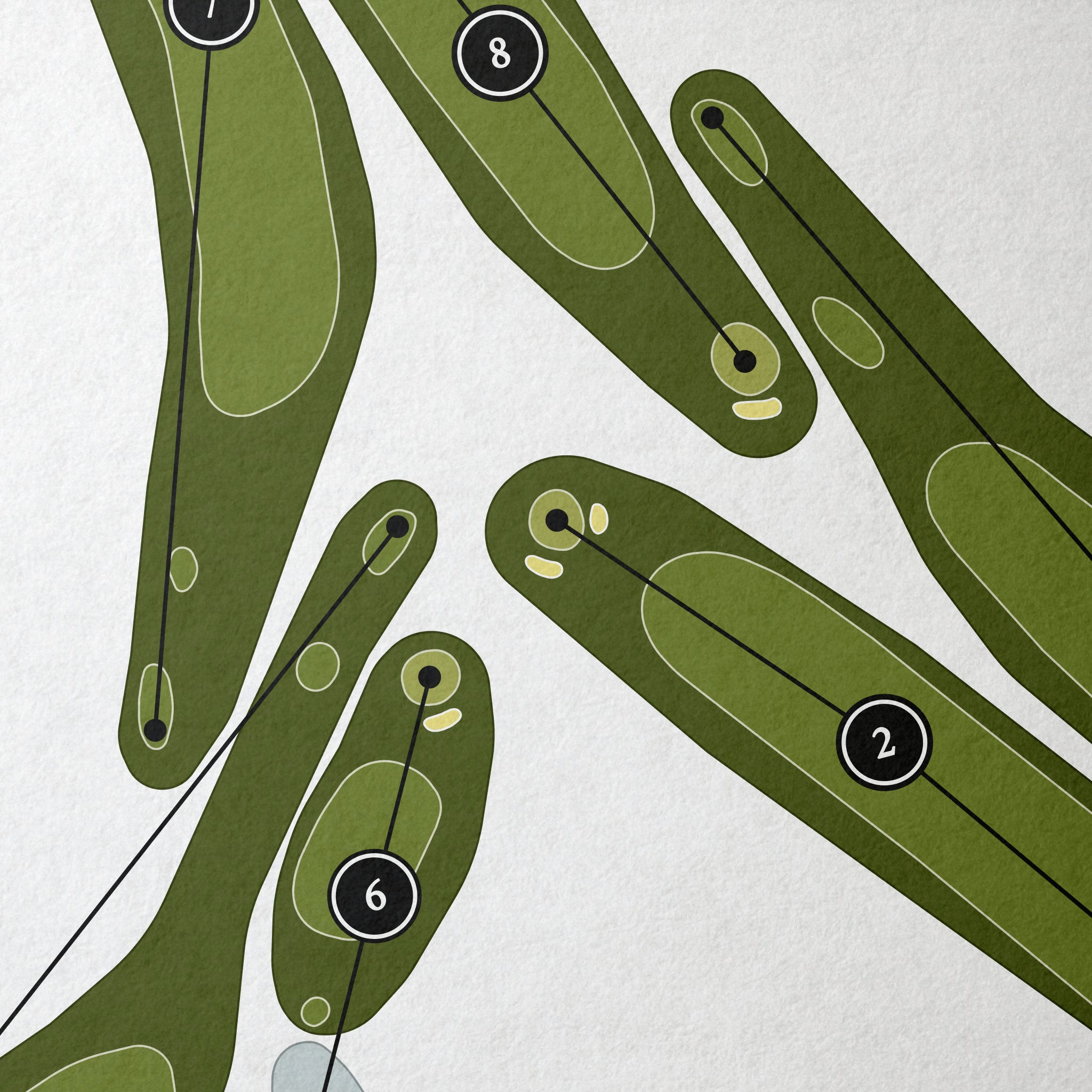 Hide-A-Way Hills Golf Course | Golf Course Map | Close Up