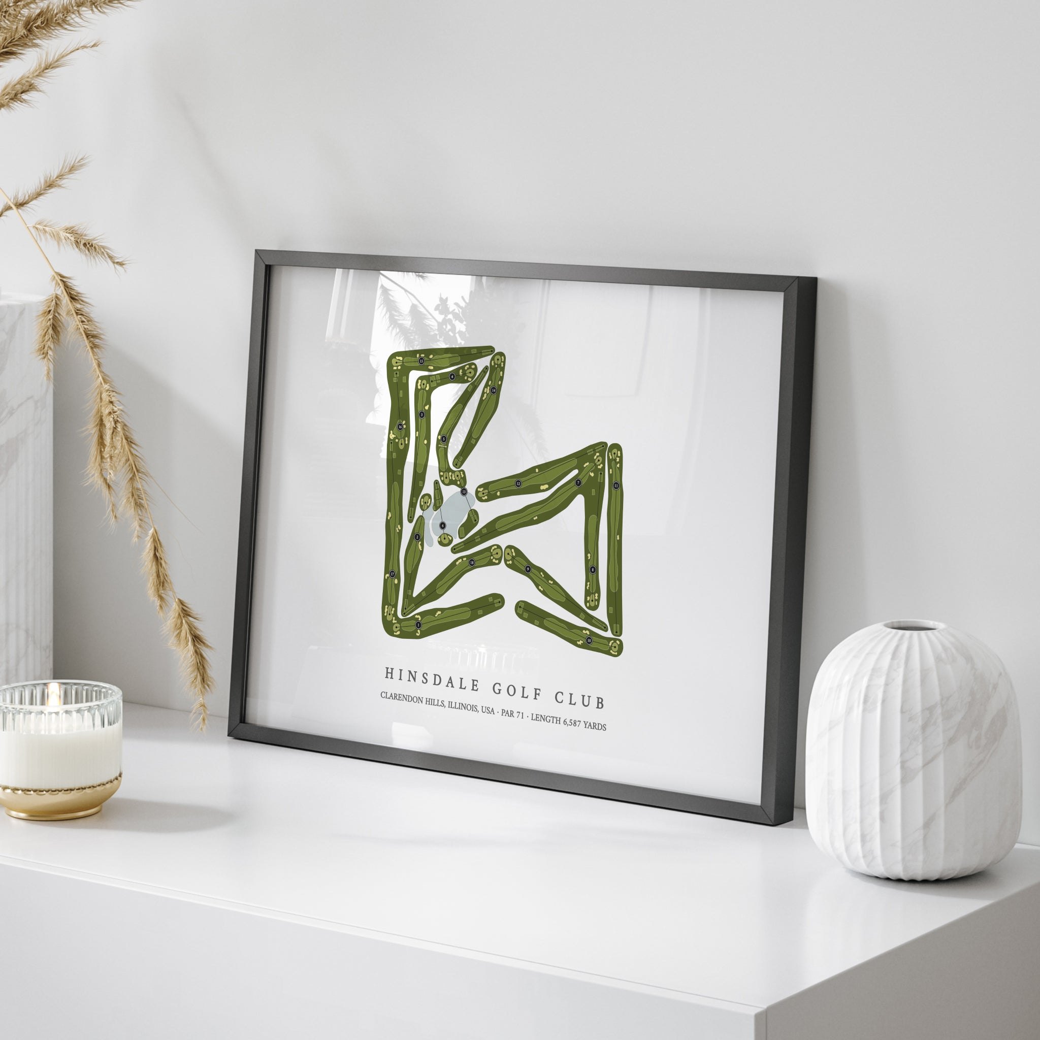 Hinsdale Golf Club | Golf Course Map | On+Table