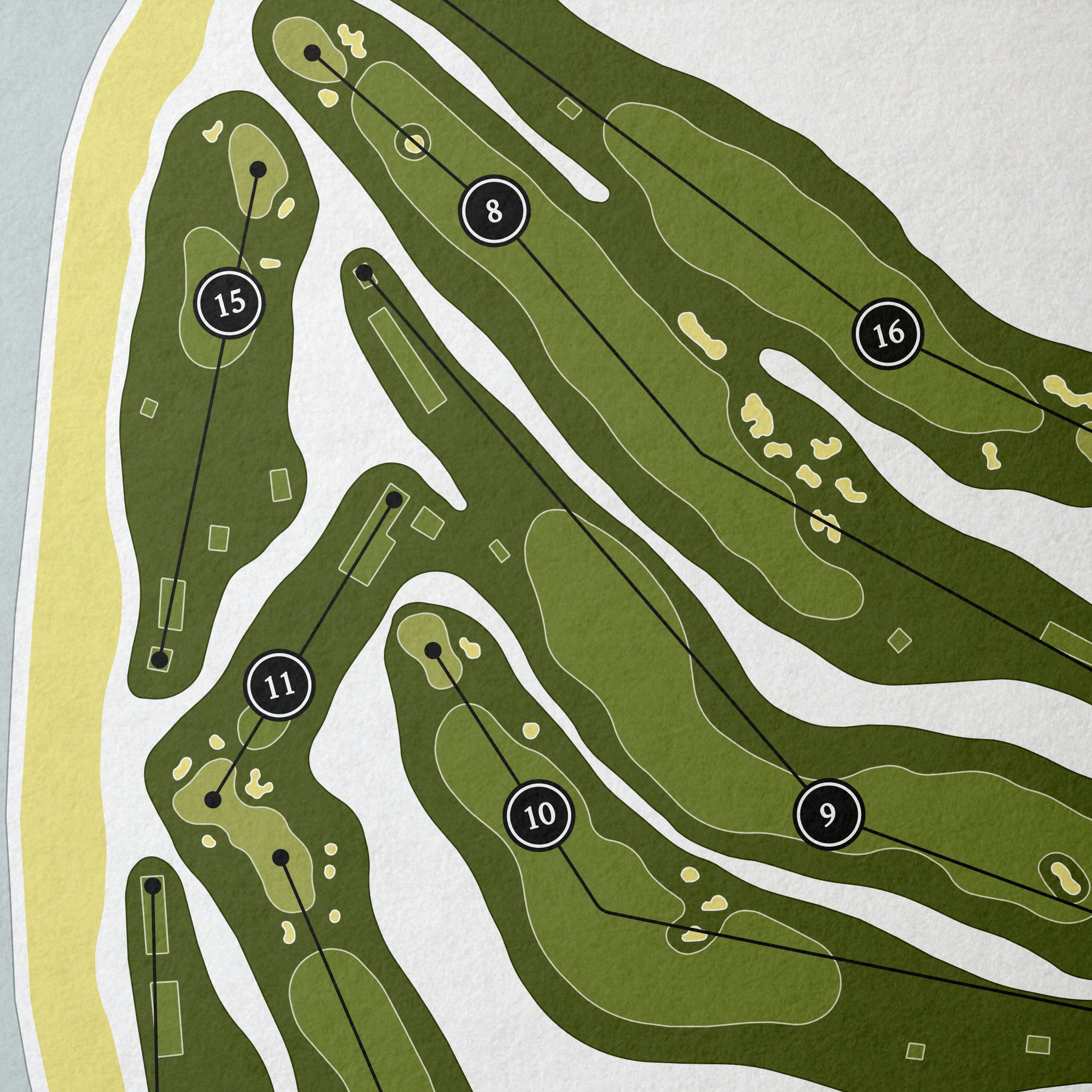 Hogs Head Golf Club | Golf Course Map | Close Up