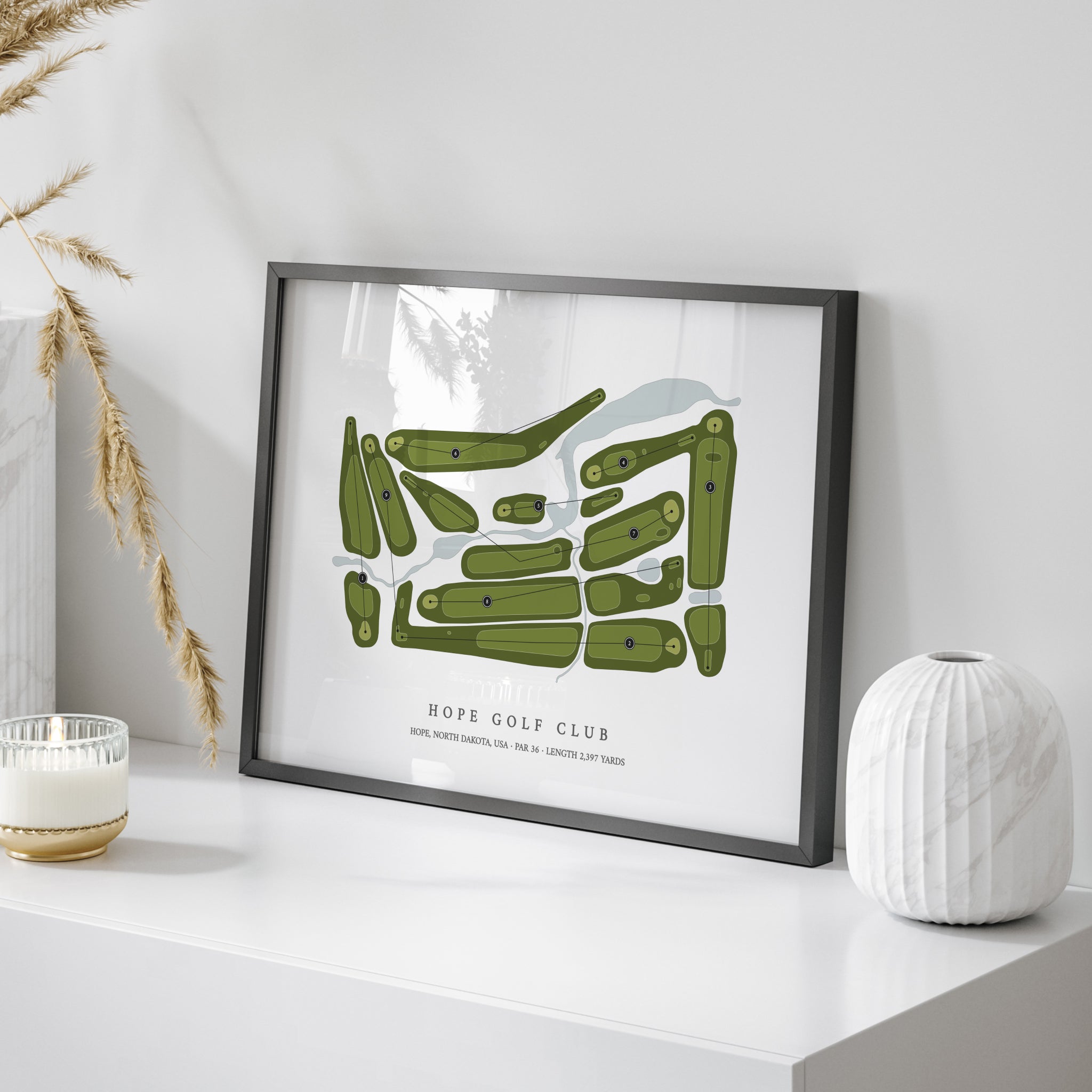 Hope Golf Club | Golf Course Map | On Table