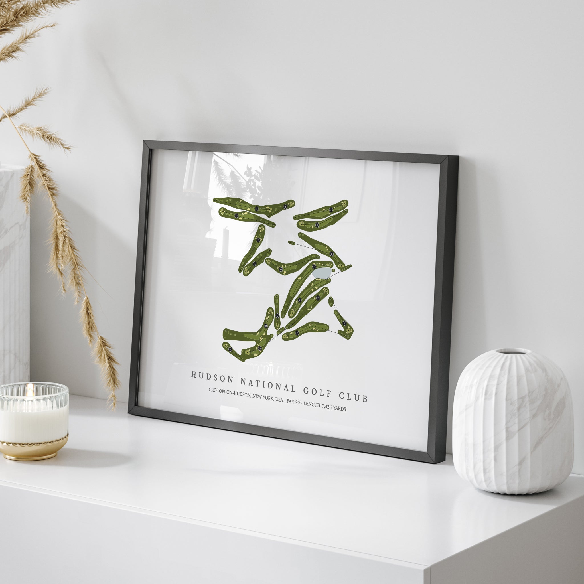 Hudson National Golf Club | Golf Course Print | On+Table