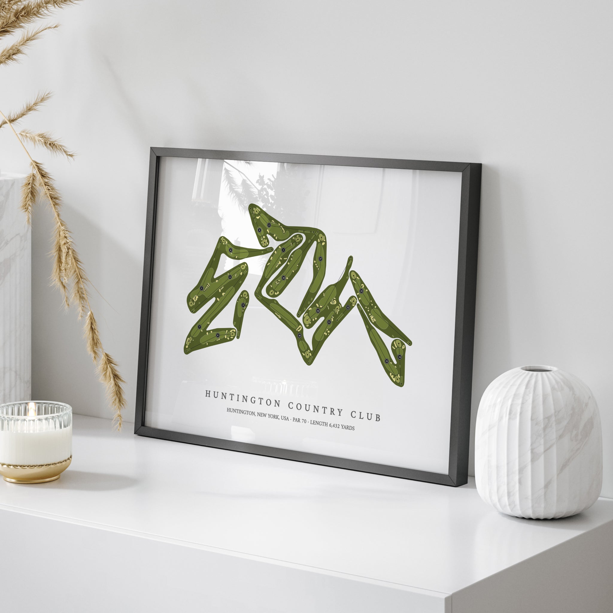 Huntington Country Club | Golf Course Map | On+Table