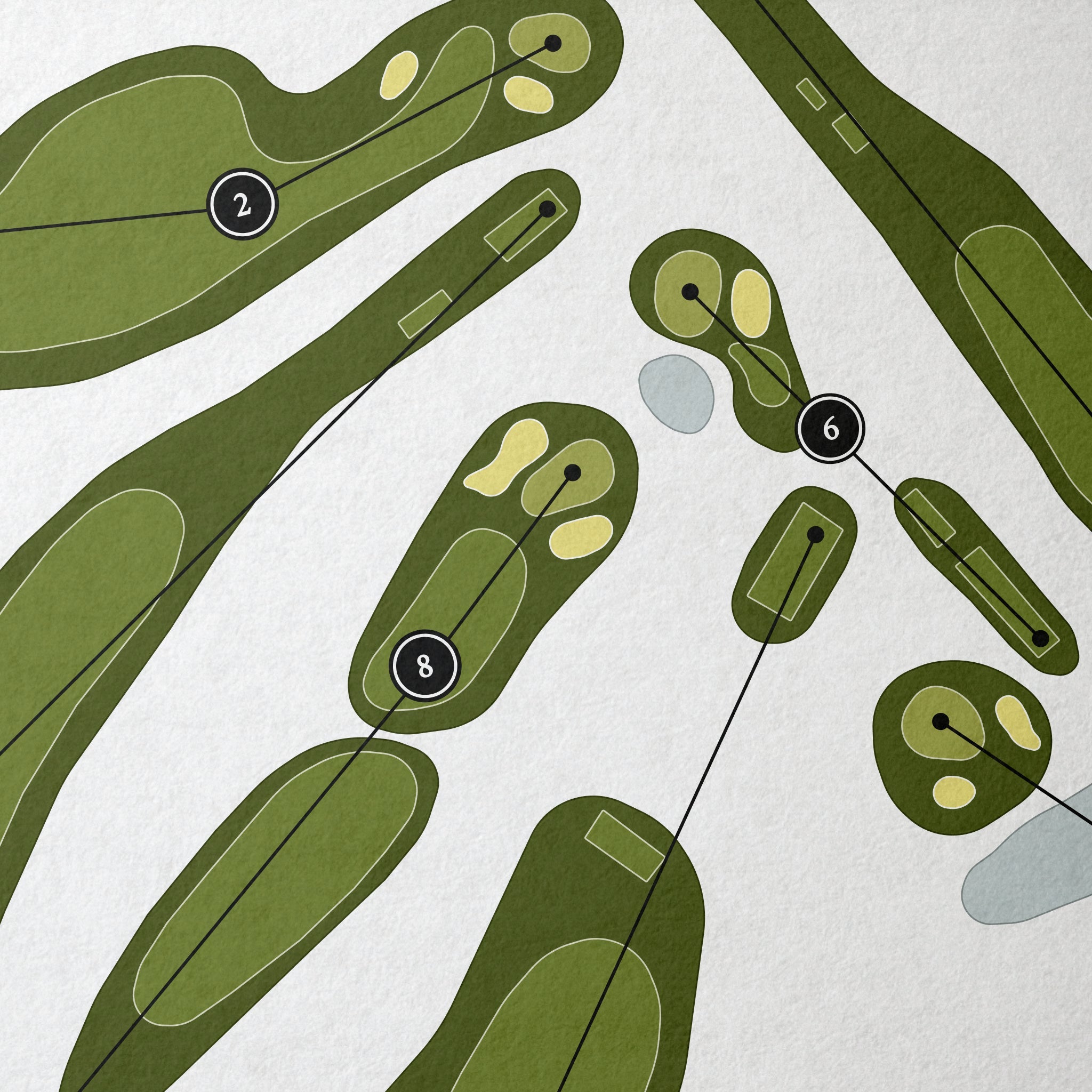 Hyde Park Golf Club | Golf Course Map | Close Up