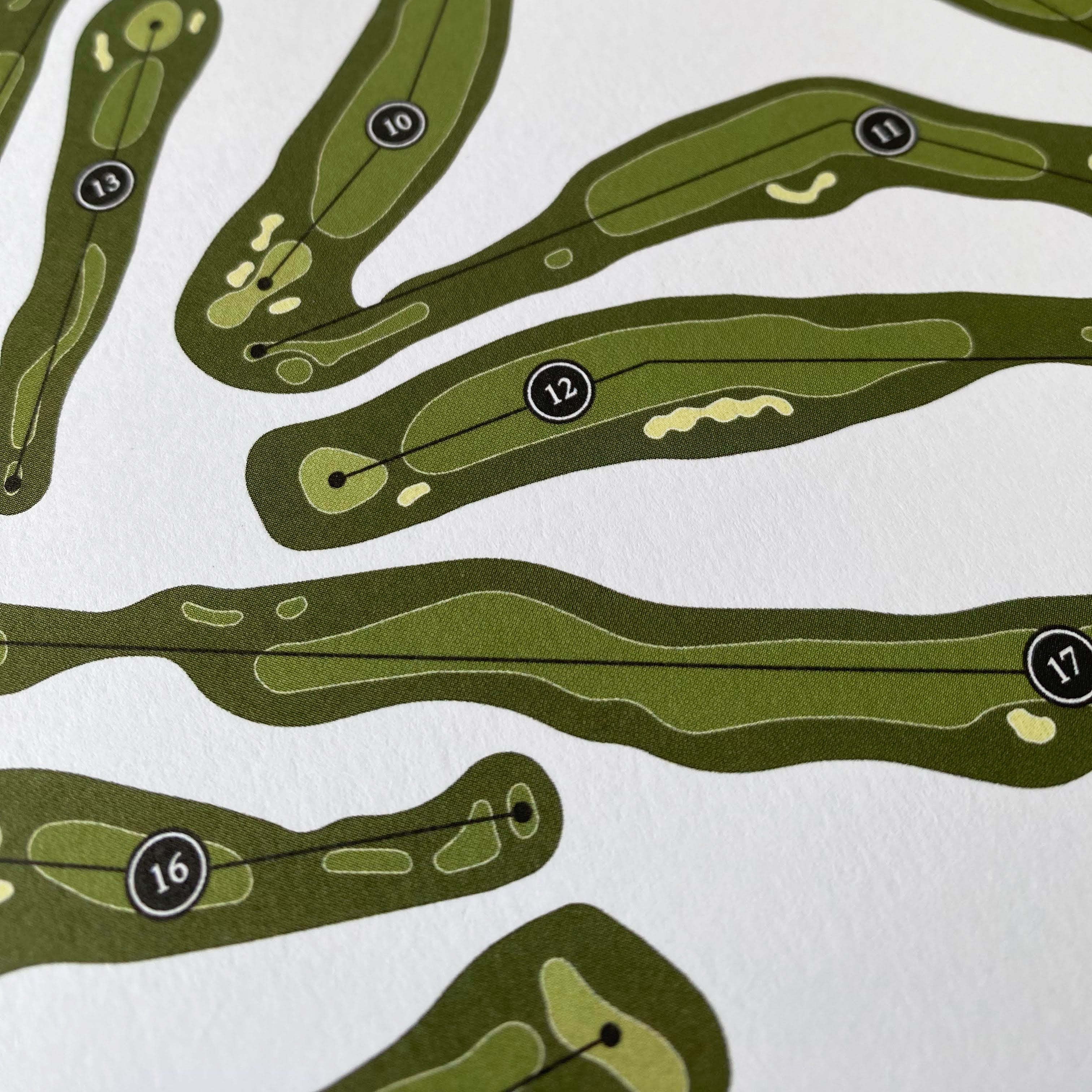 Custom Golf Course Map