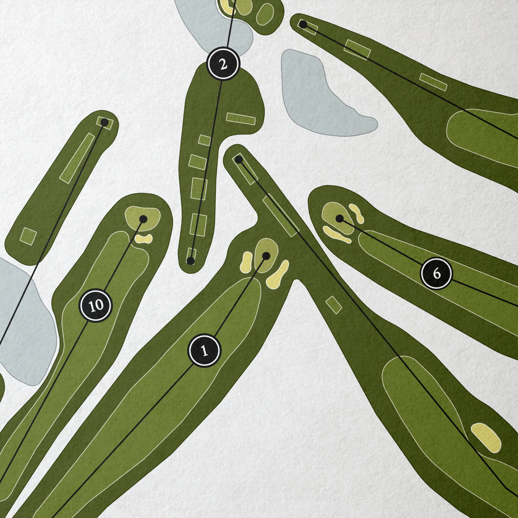 Idle Hour Golf & Country Club | Golf Course Map | Close+Up