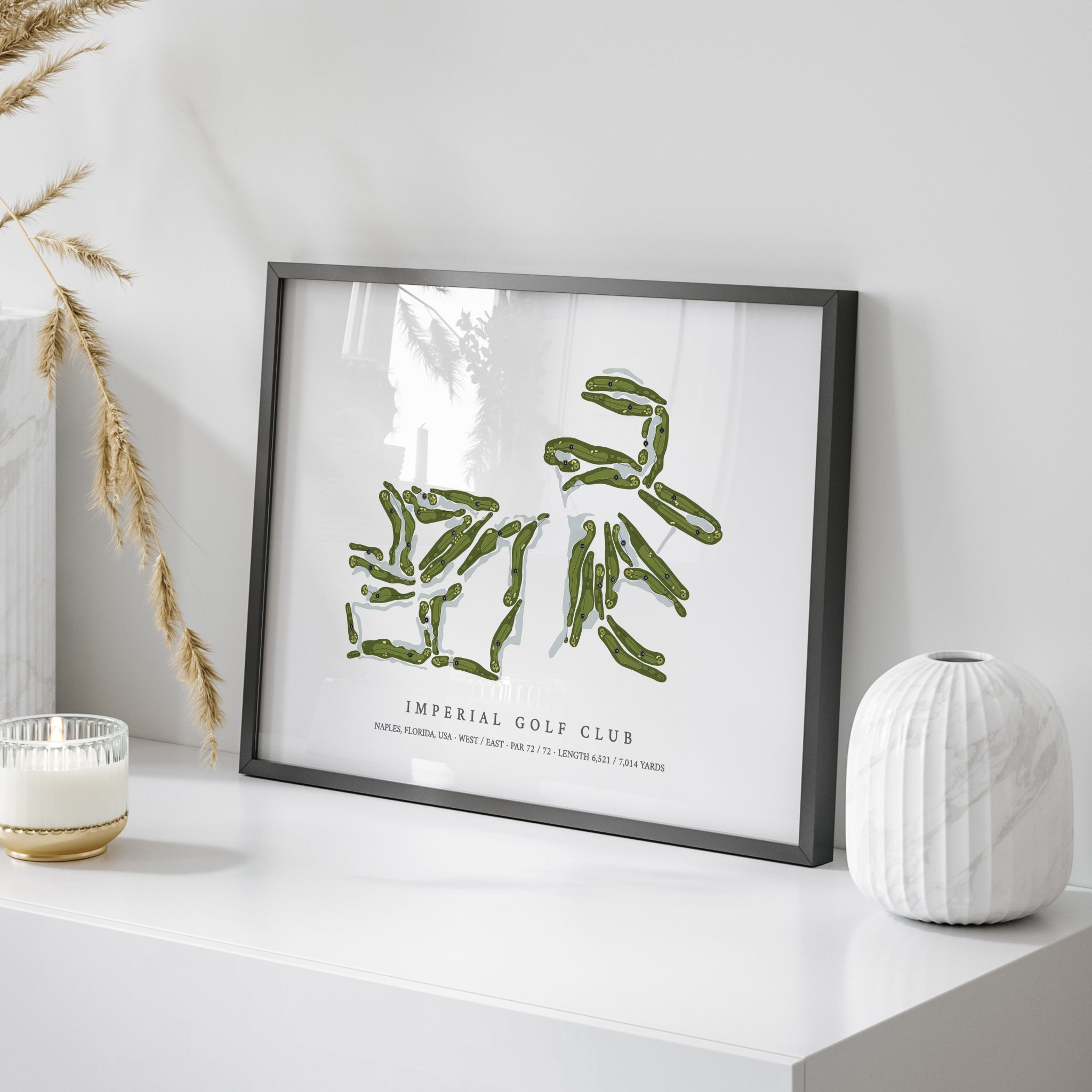 Imperial Golf Club | Golf Course Print | On+Table